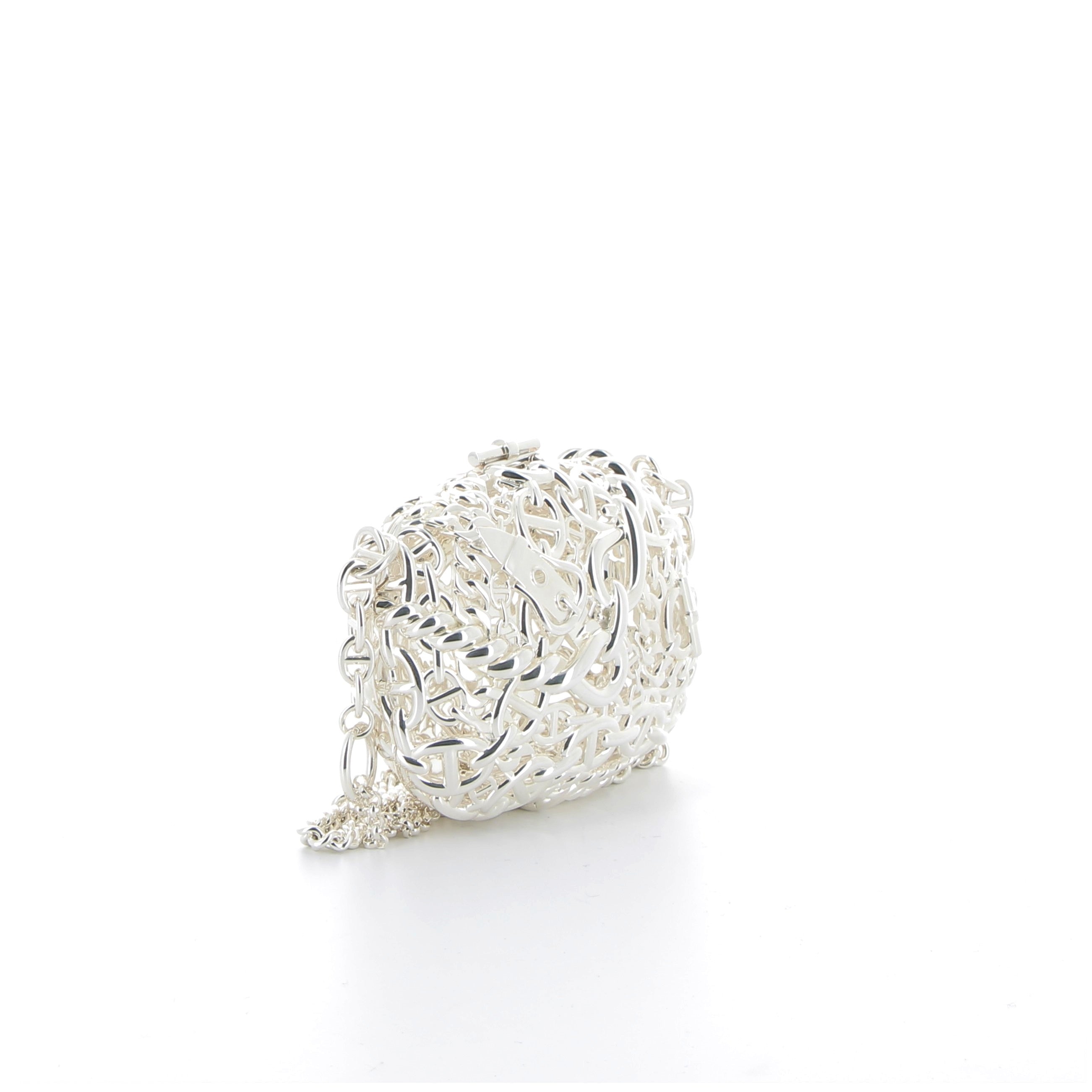 Hermès Sac Bijoux Chaine D' Ancre 925 Silver
