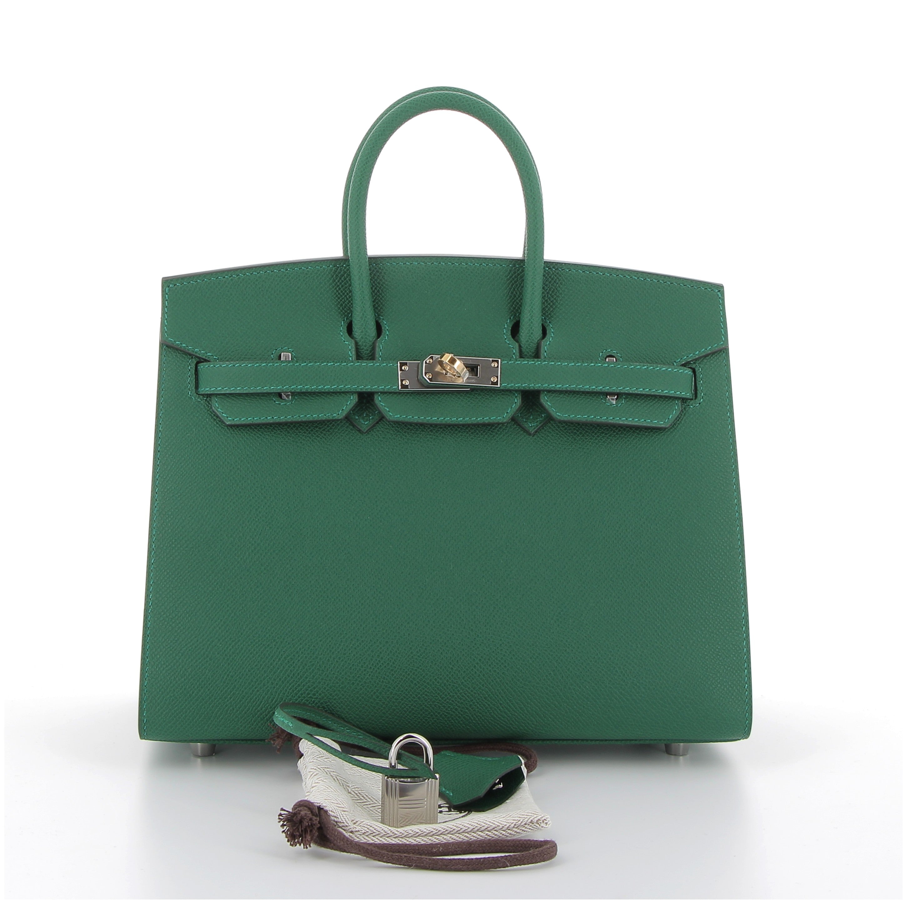 Hermès Birkin 25cm in Vert Moyen Epsom Leather with Electrum Hardware