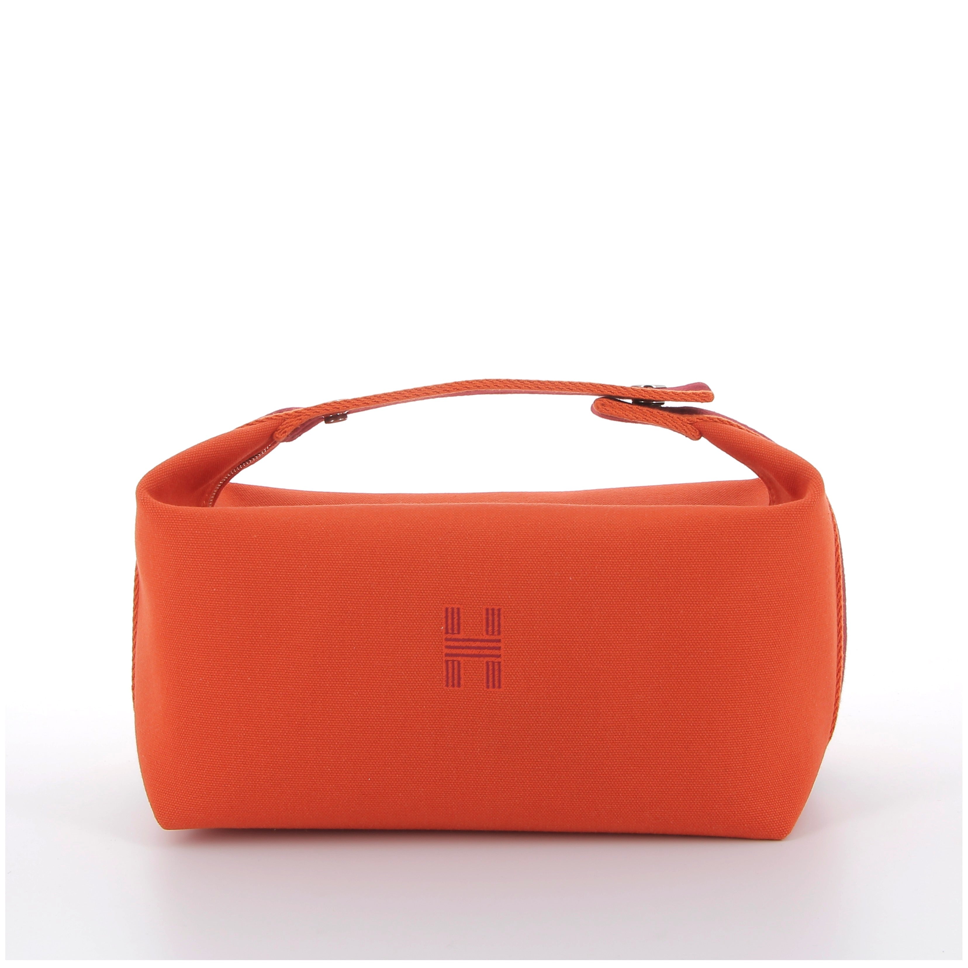 Hermès Bride-à-Brac Vanity Case in Orange, Small Model
