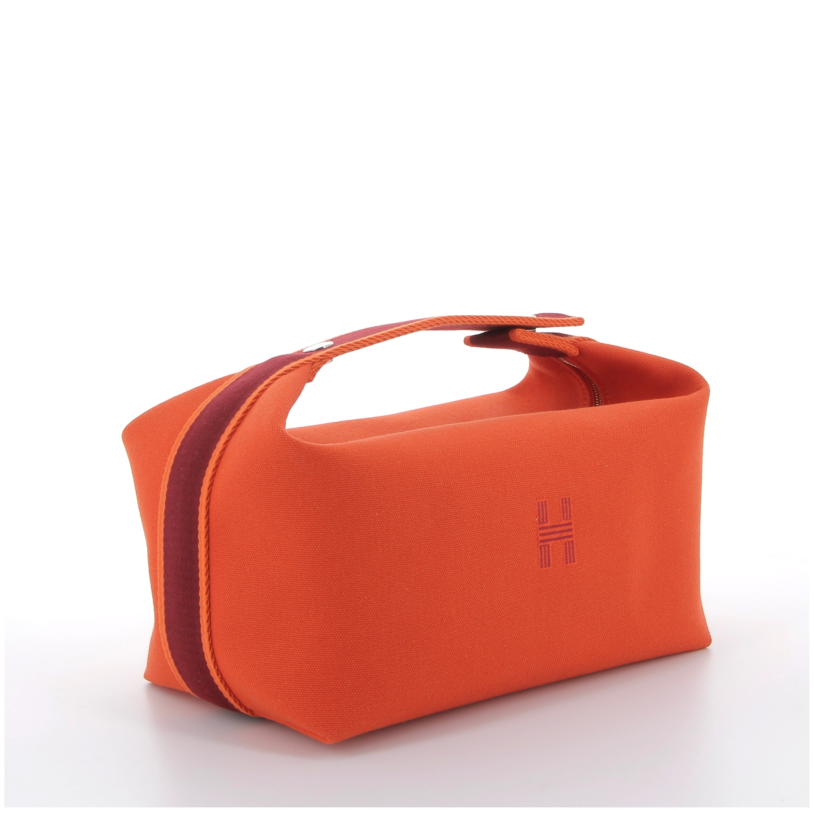 Hermès Bride-à-Brac Vanity Case in Orange, Small Model