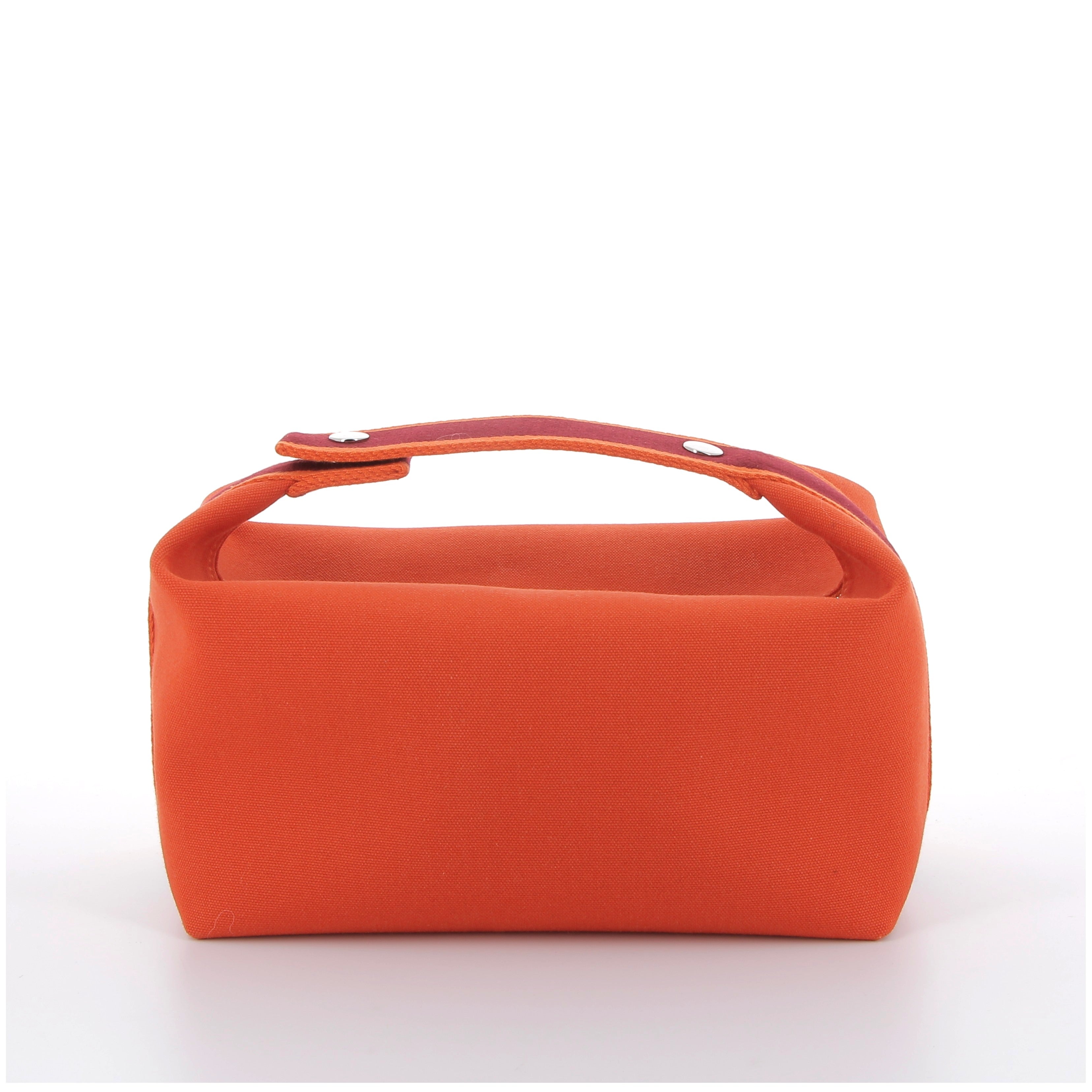 Hermès Bride-à-Brac Vanity Case in Orange, Small Model