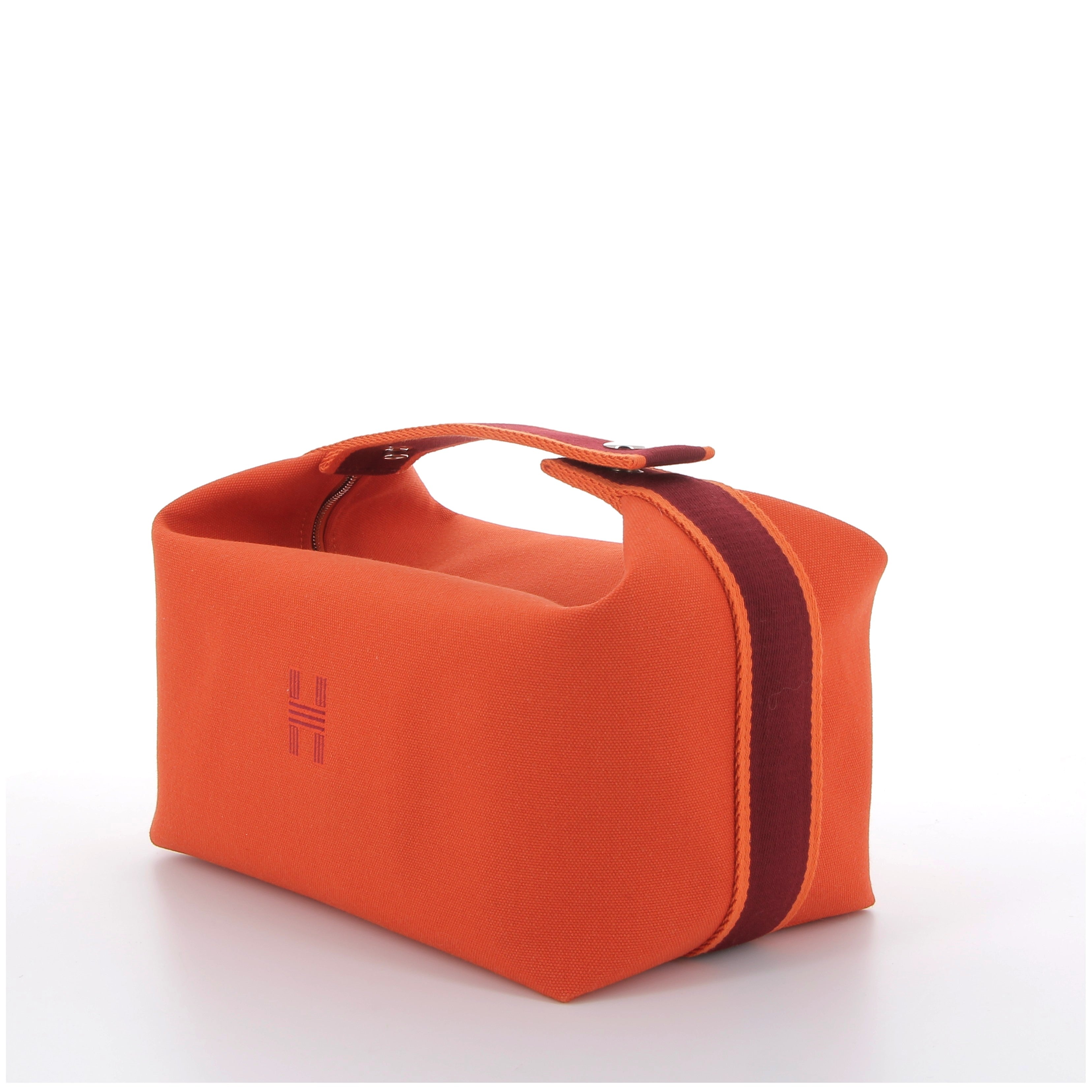 Hermès Bride-à-Brac Vanity Case in Orange, Small Model