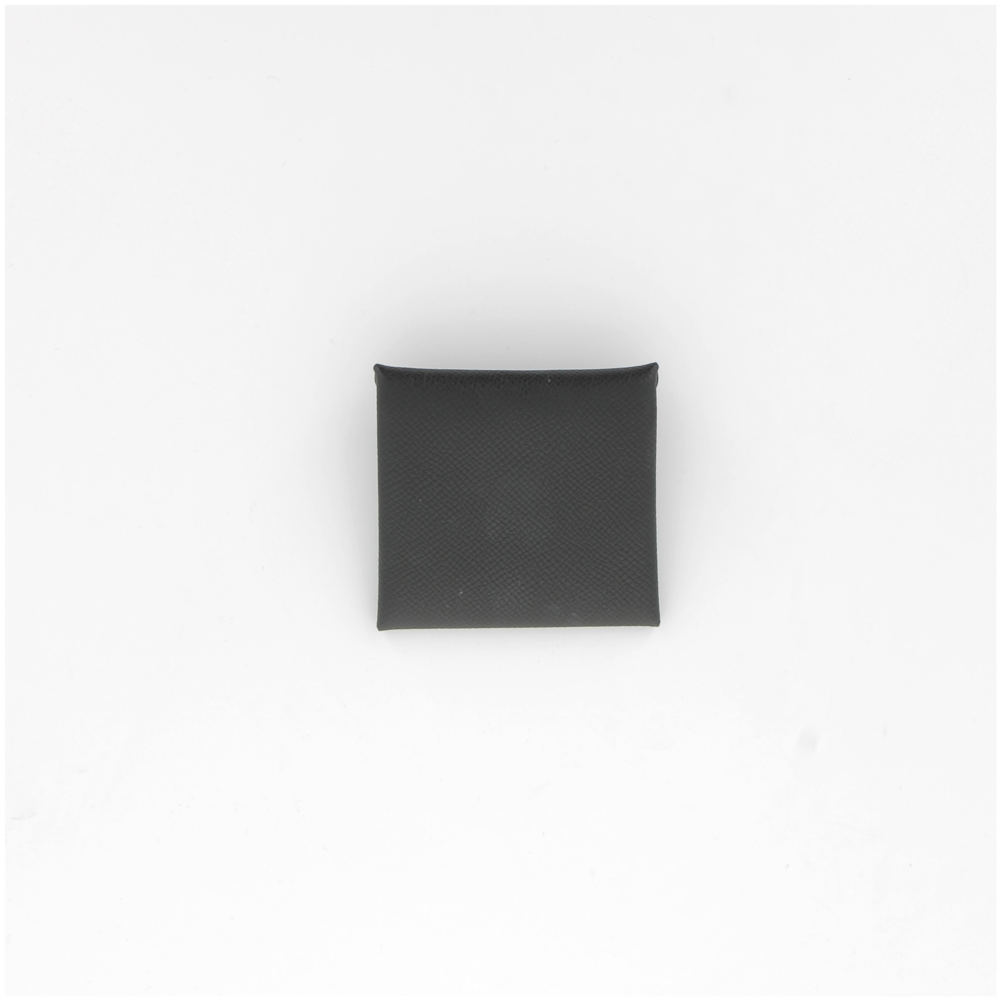 Hermès Bastia Wallet in Black Epsom with Palladium Hardware