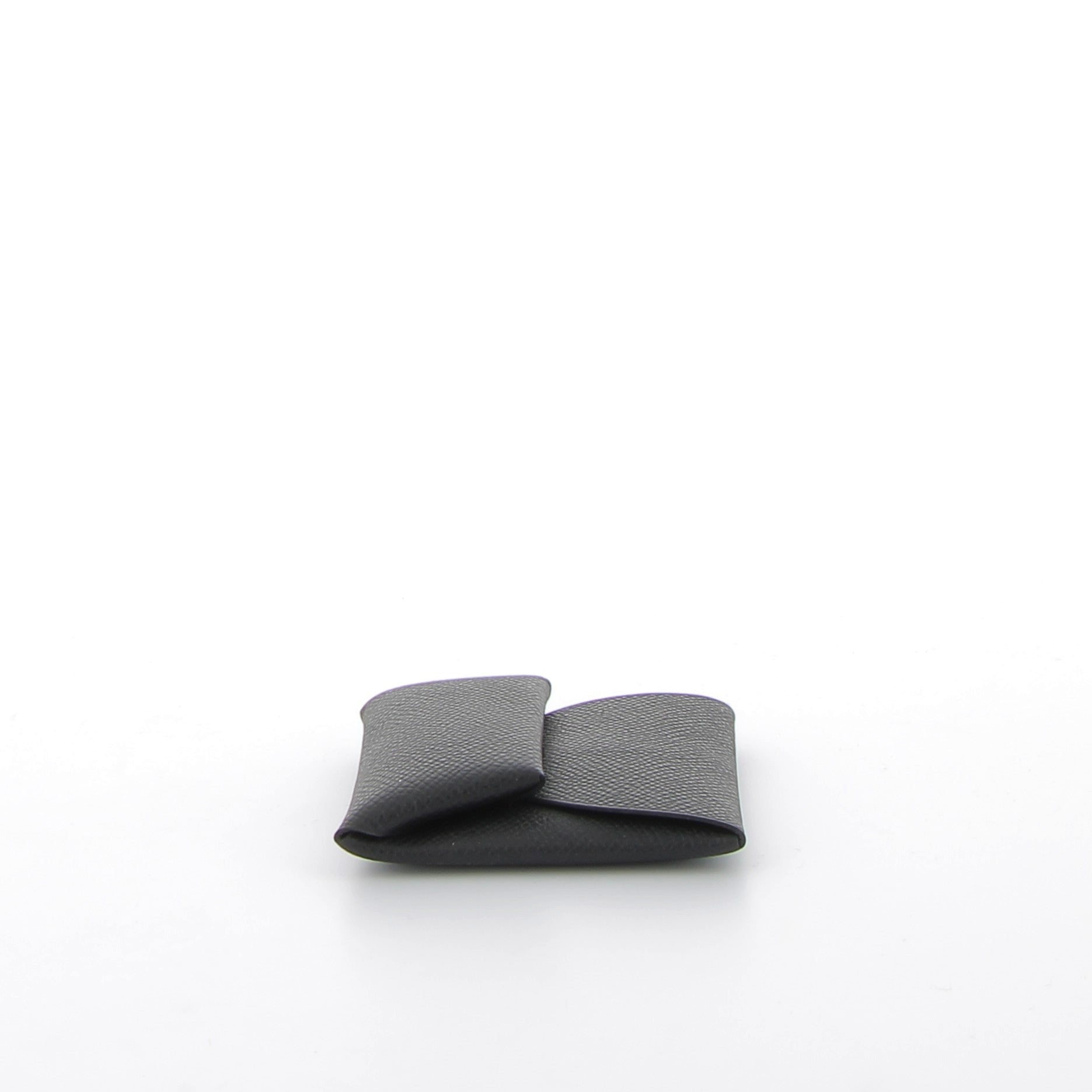 Hermès Bastia Wallet in Black Epsom with Palladium Hardware