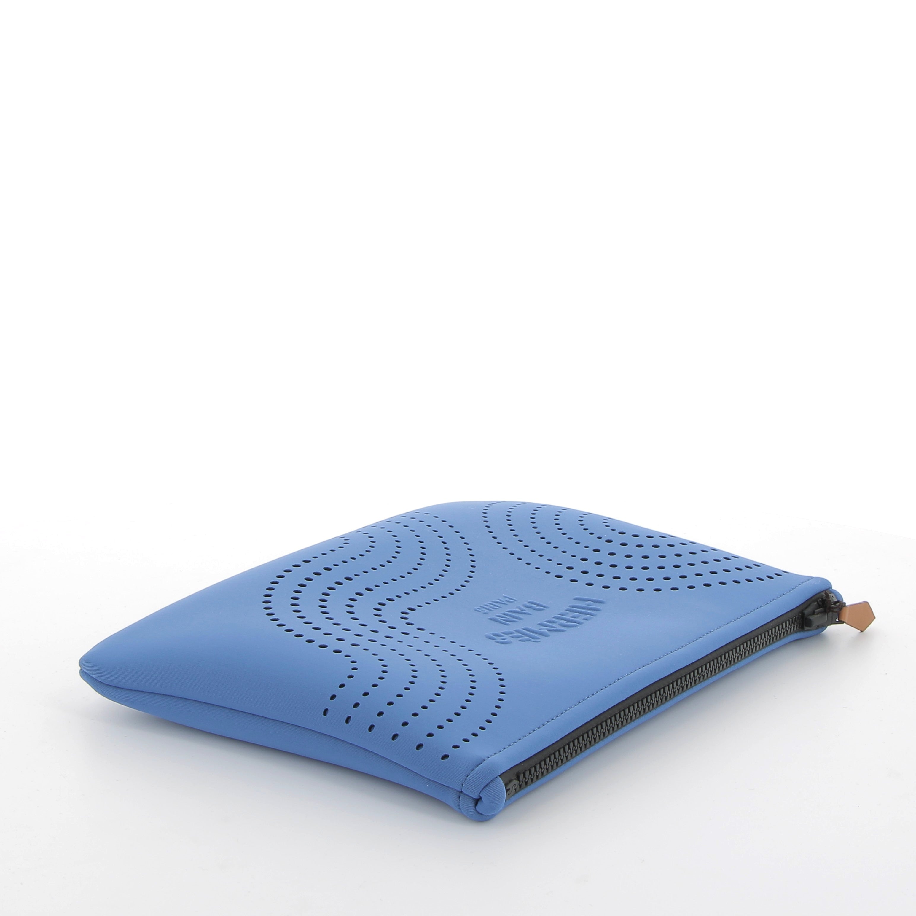 Hermès Neobain  Zen au Soleil Vanity Case in Bleu Nottingham, Medium Model