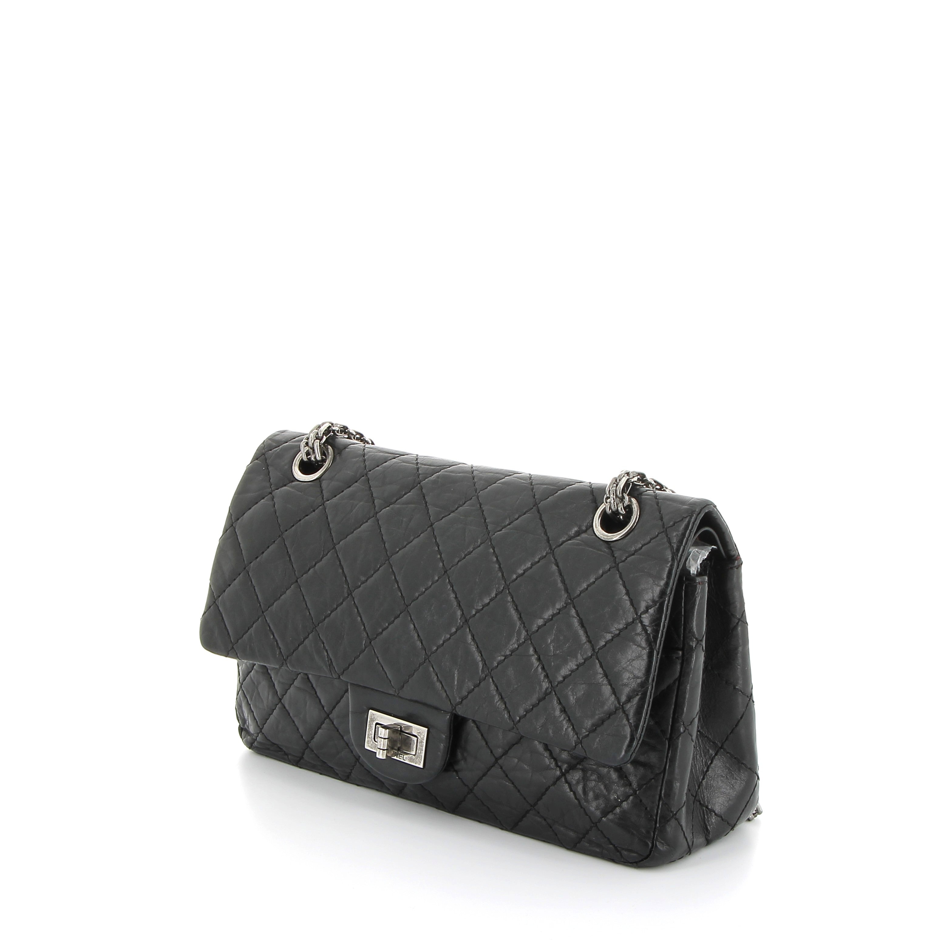CHANEL Timeless Black Quilted Leather