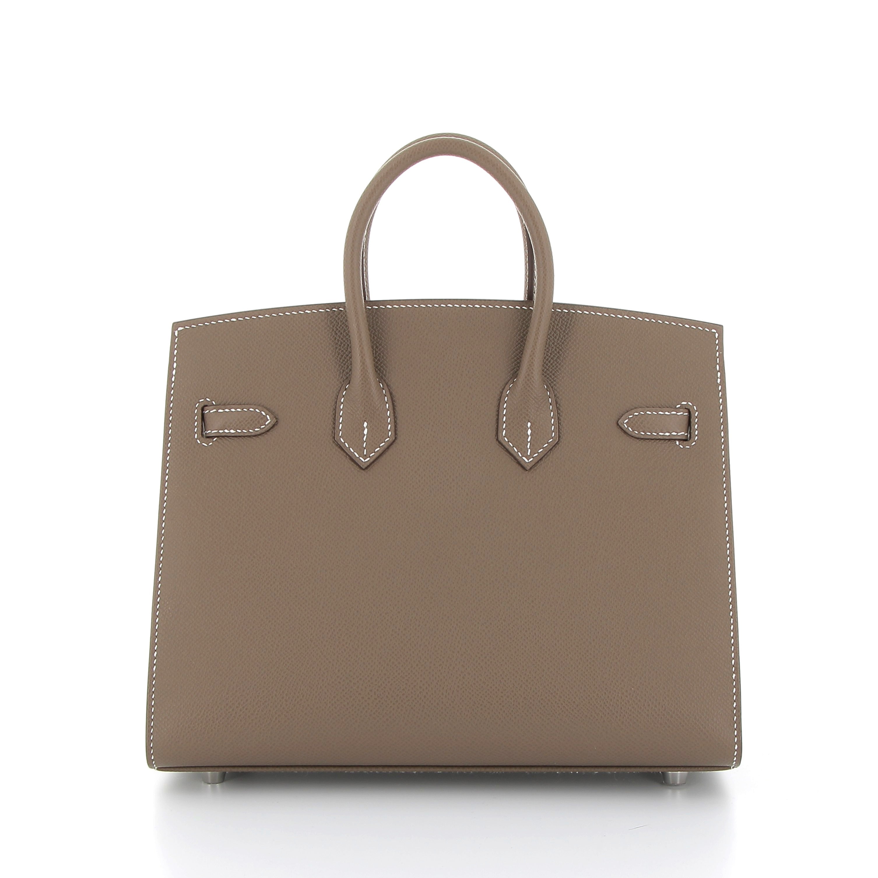 Hermès Birkin 25cm in Etoupe Epsom Leather with Palladium Hardware