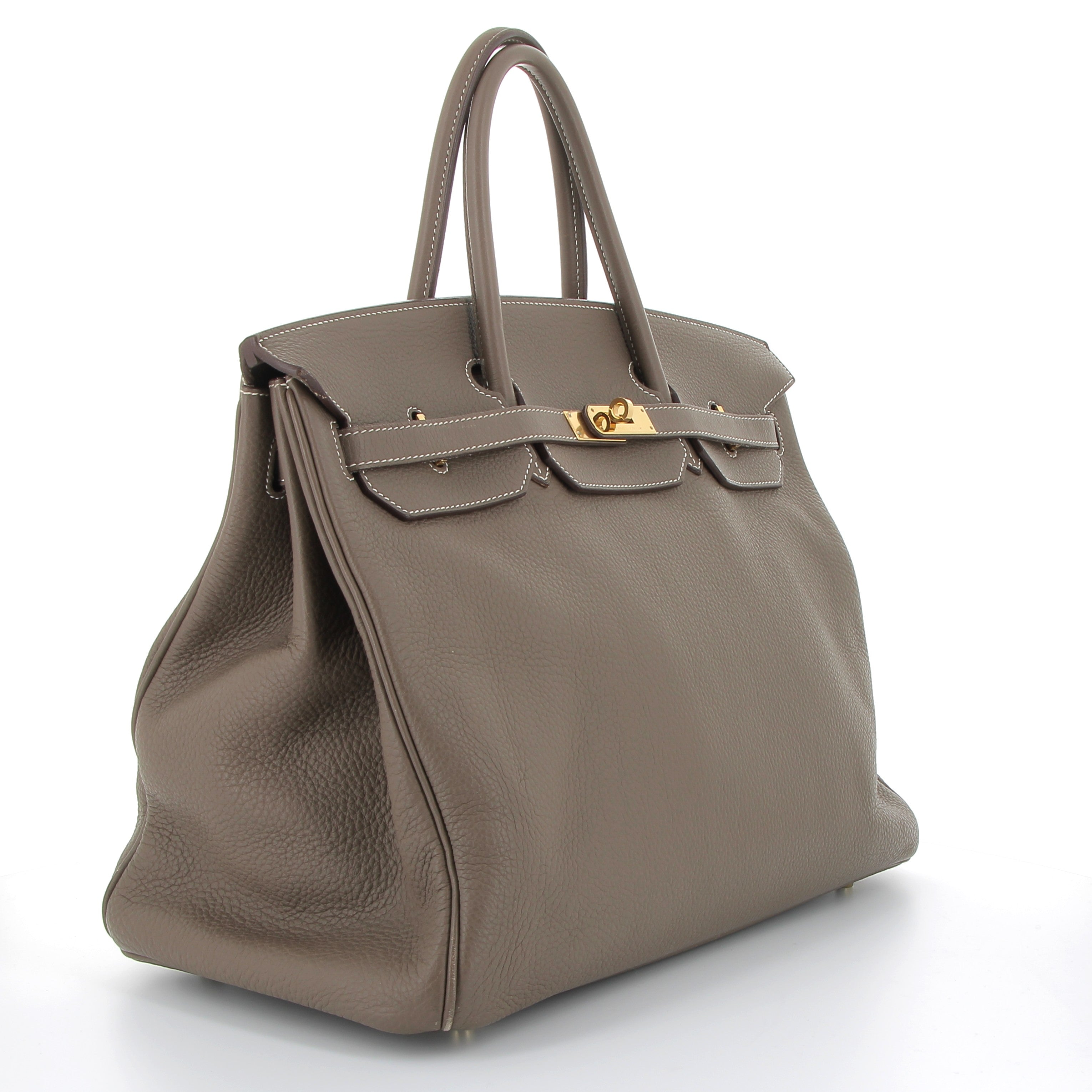 Hermès Birkin 40cm Etoupe Togo Leather with Gold Hardware