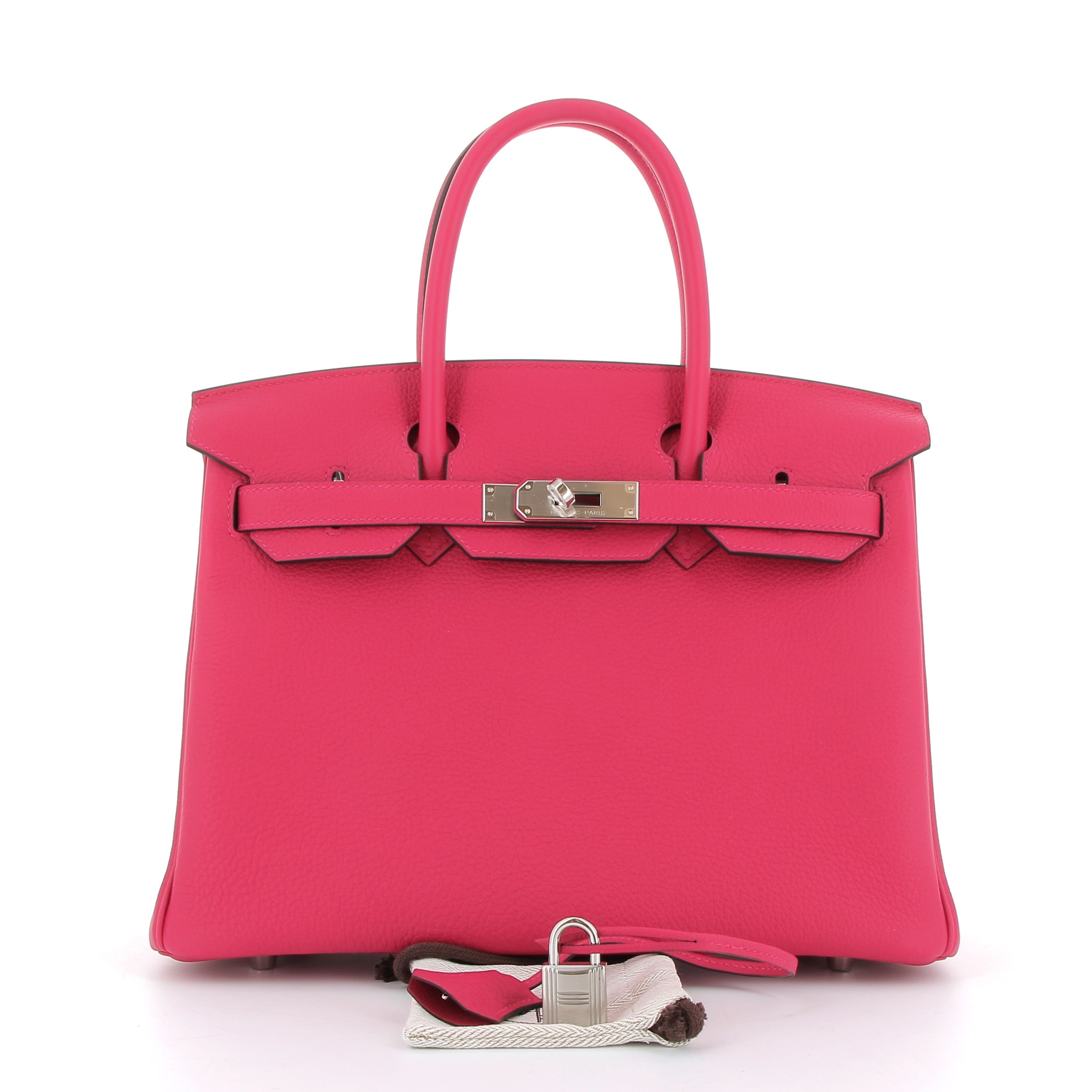 Hermès Birkin 30 Rose Mexico Togo Leather with Palladium Hardware