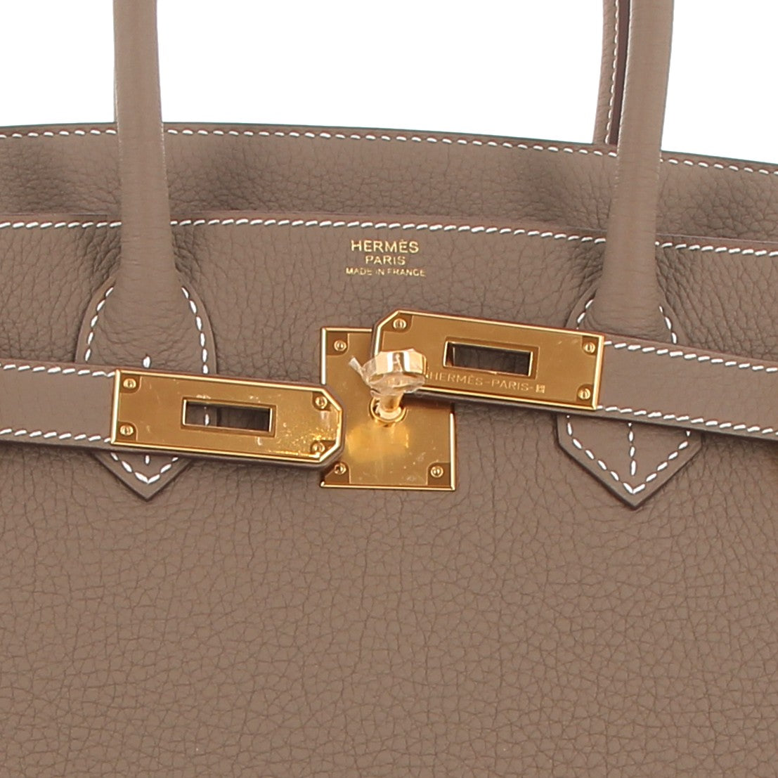 Hermès Birkin 30cm Etoupe Togo Leather with Gold Hardware
