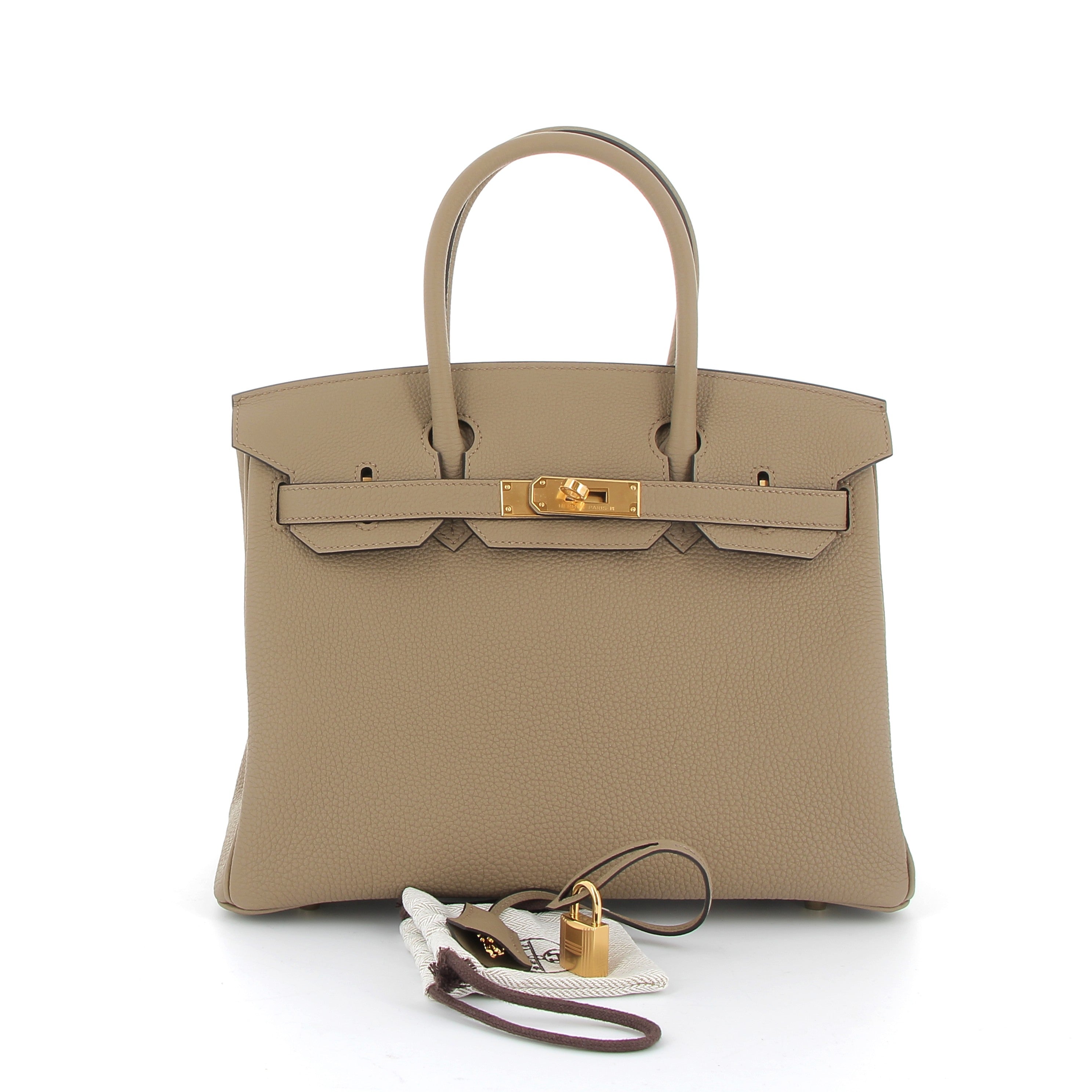 Hermès Birkin 30cm in Beige Marfa Togo with Gold Hardware