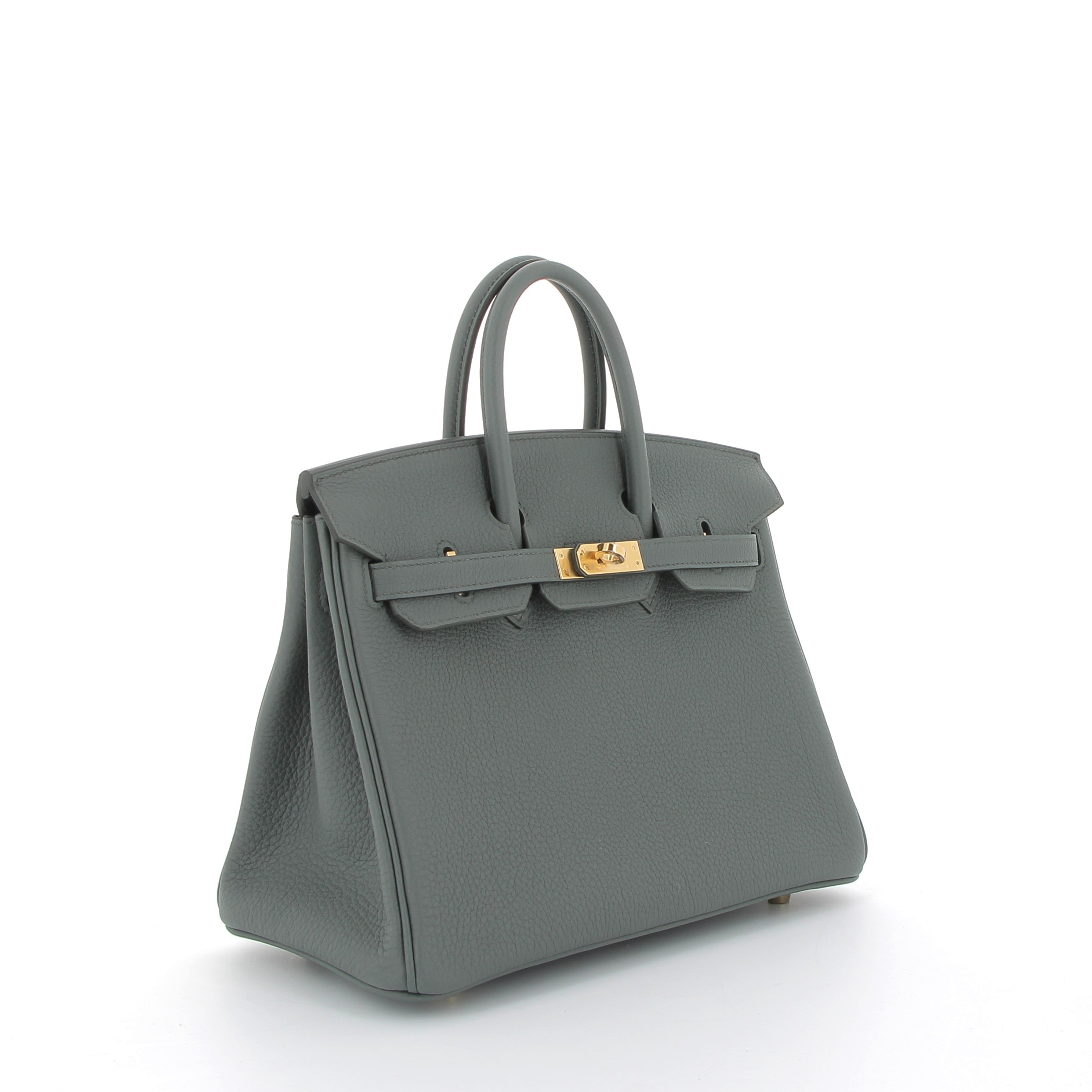 HERMÈS Birkin 25 Vert Amande Togo Gold Hardware