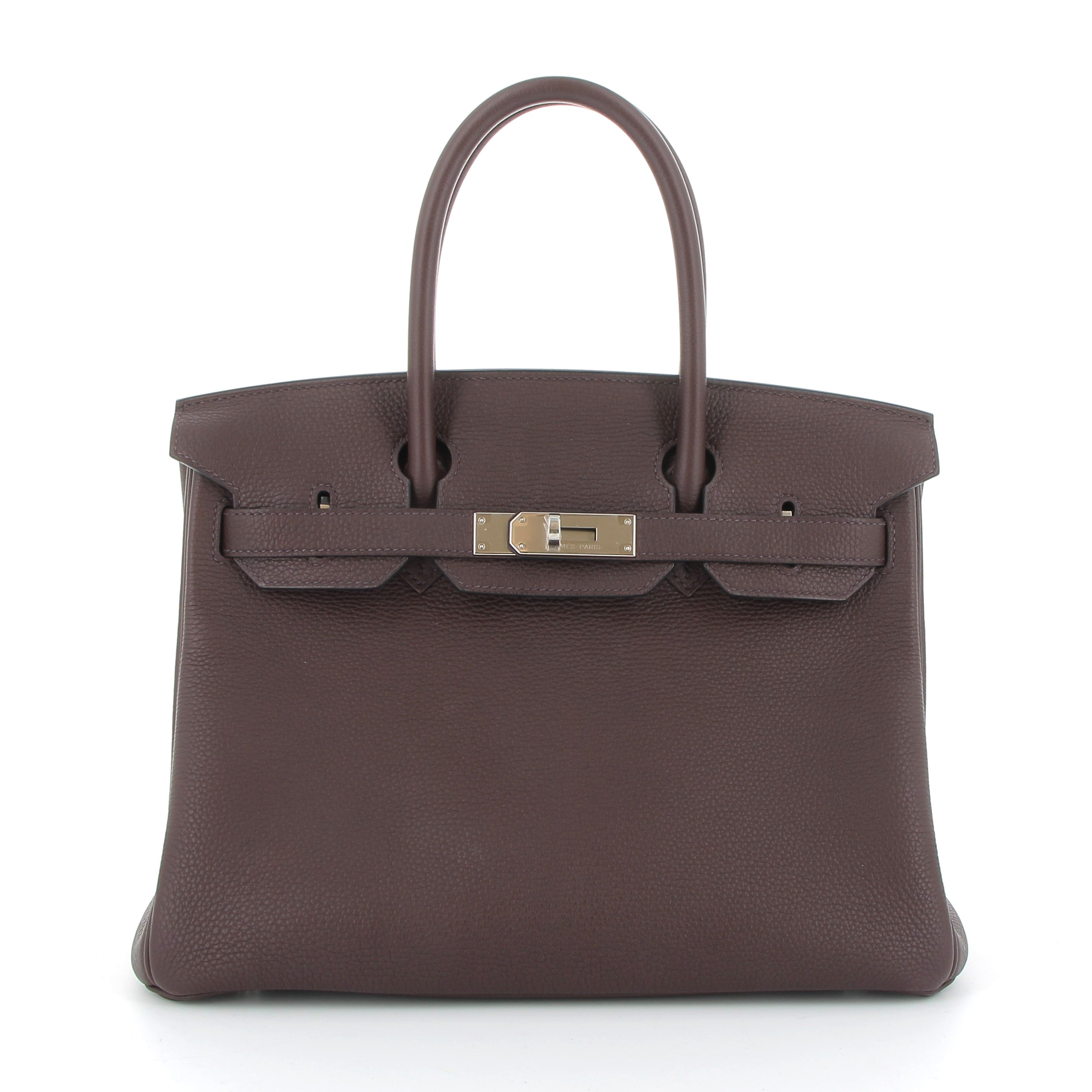Hermès Birkin 30 Rouge Sellier Togo Leather with Palladium Hardware