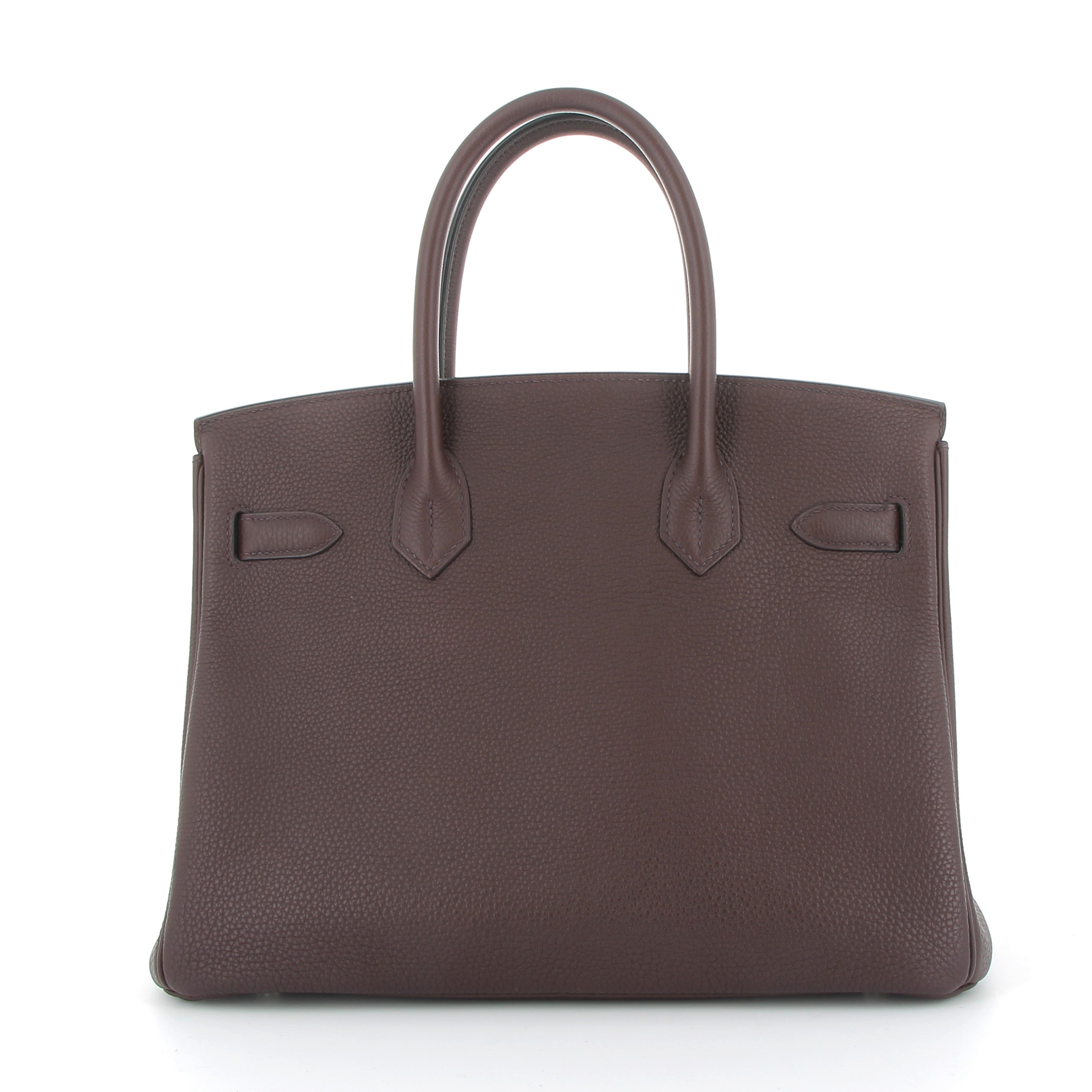 HERMÈS Birkin 30 Rouge Sellier Togo Palladium hardware