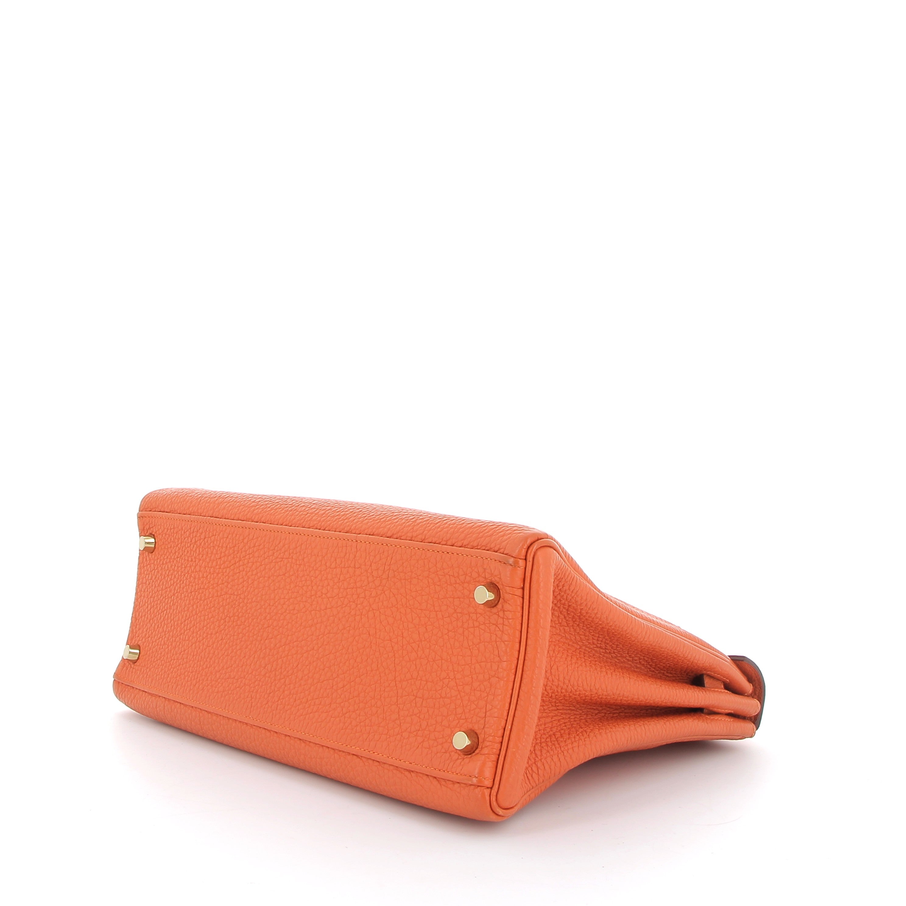 Hermes Kelly 32cm in Orange Togo Leather with Gold Hardware