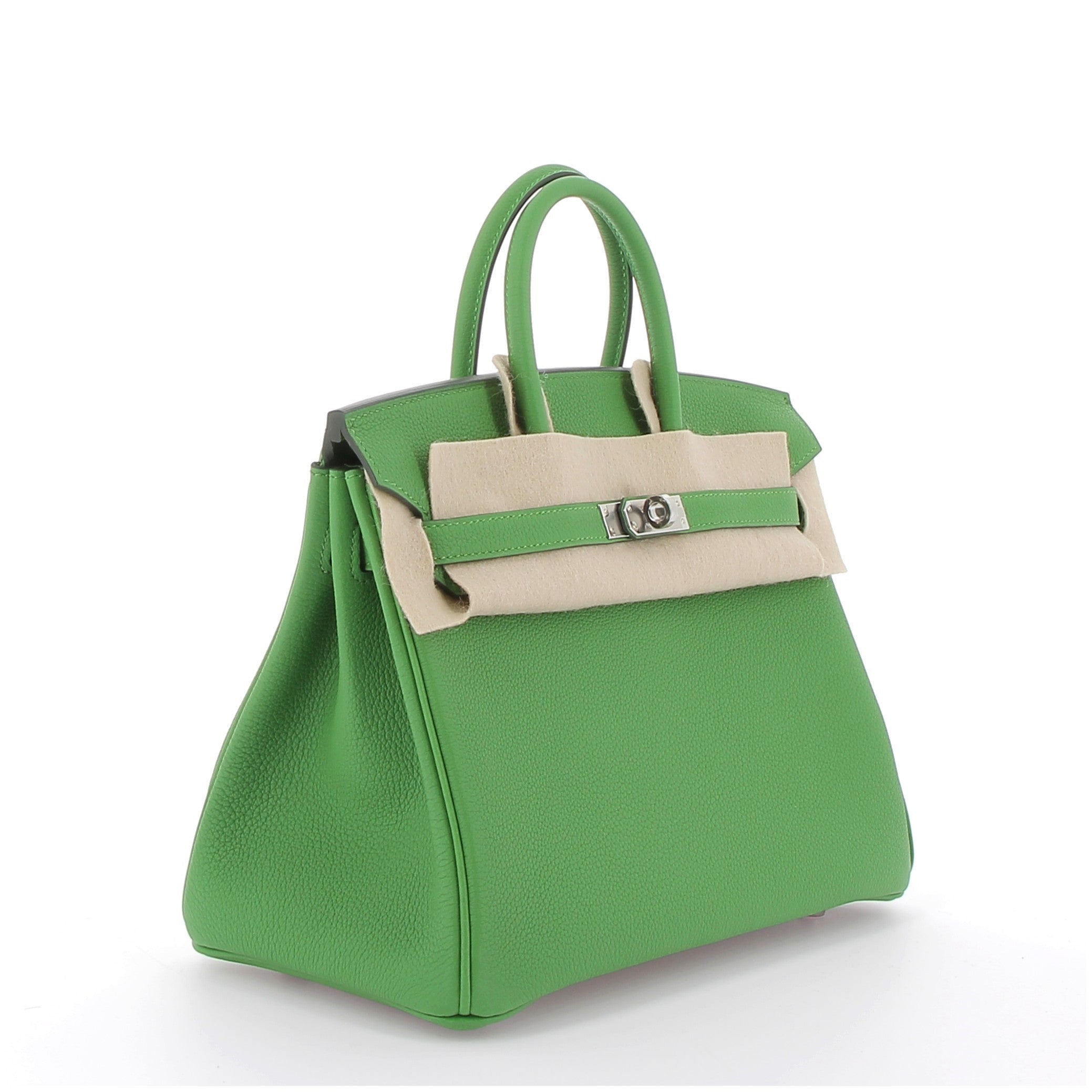 Hermès Birkin 25cm Vert Yuca Togo Leather with Palladium Hardware