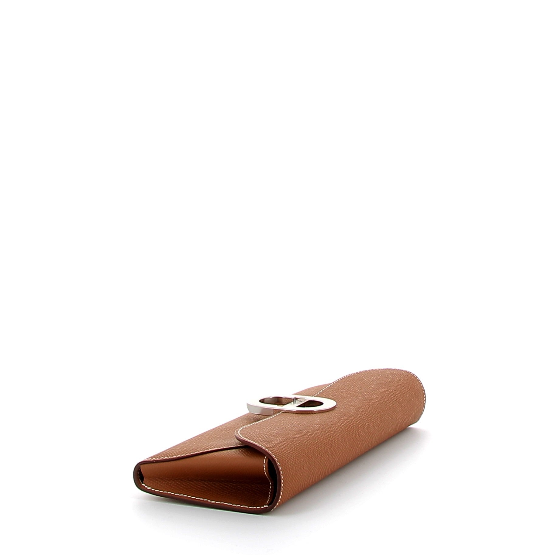 HERMÈS Maillon to Go Wallet Gold Epsom Leather Palladium Hardware