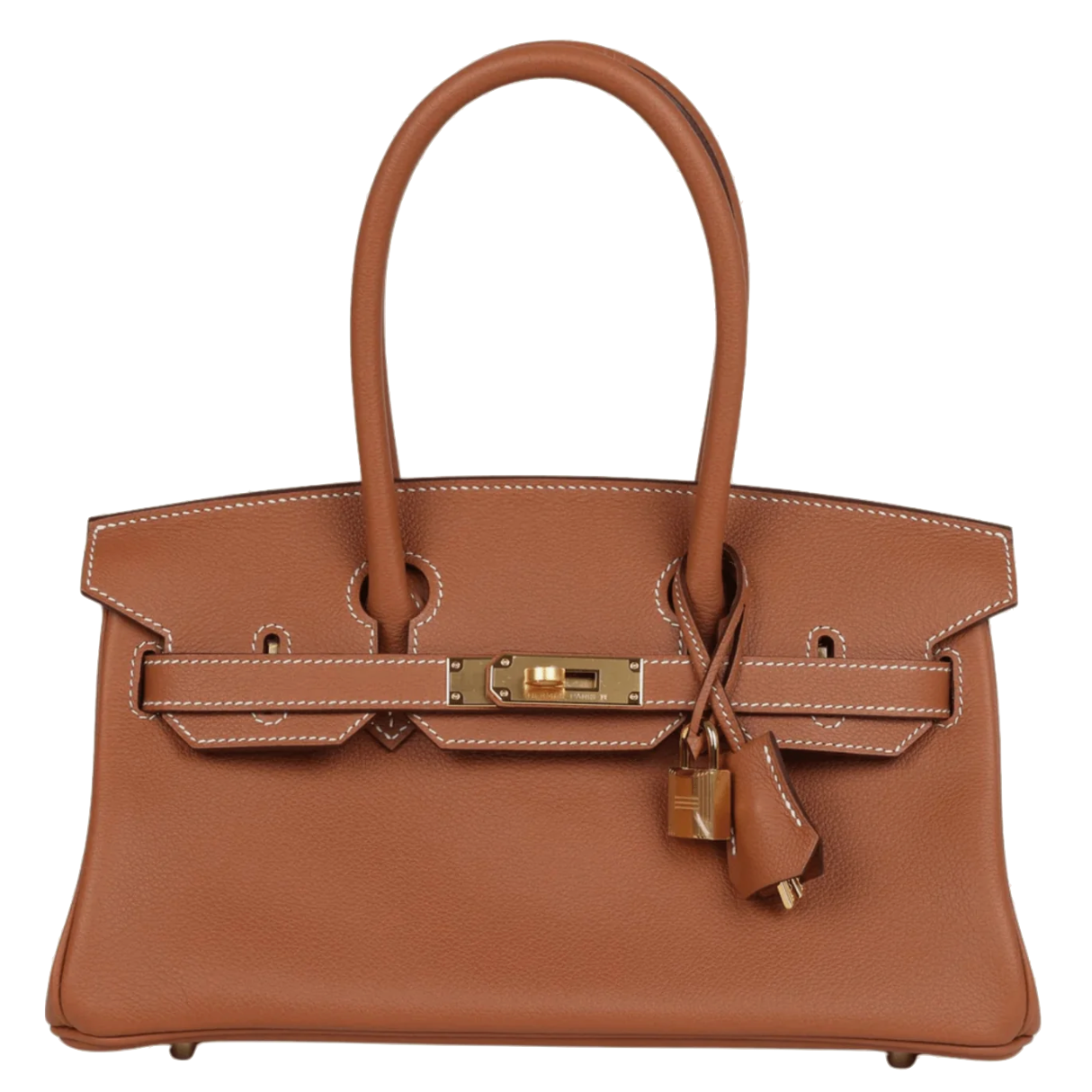HERMÈS Birkin Shoulder Gold Evercolor Leather Gold Hardware (GHW)