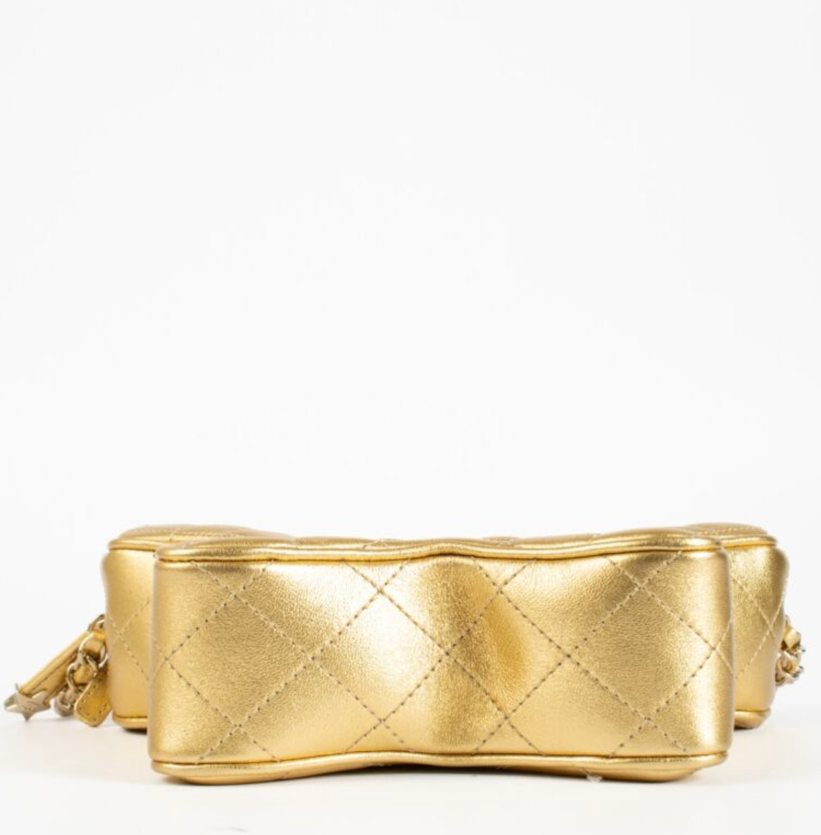 CHANEL Star Bag in Gold Lambskin Leather with Gold Hardware