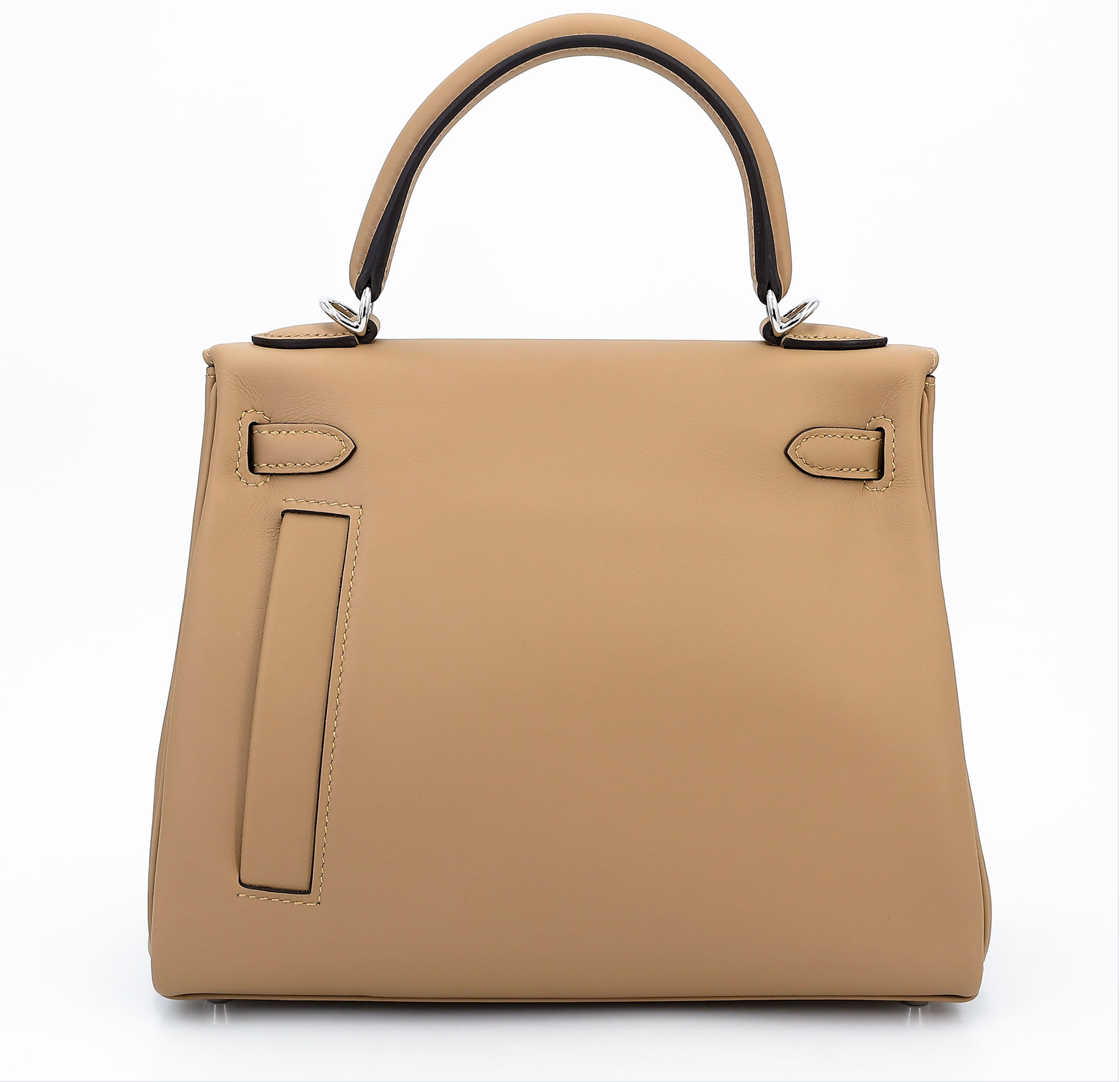 HERMES Kelly 25 Colormatic Poussier Swift Palladium Hardware