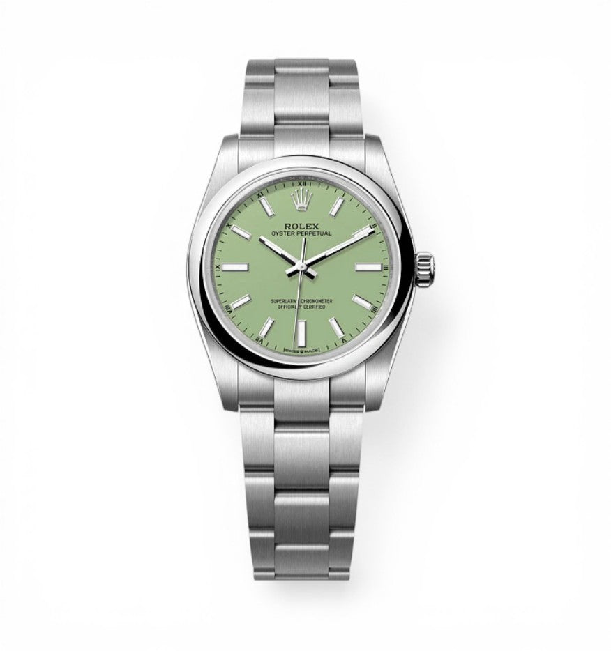 ROLEX Oyster perpetual steel 41mm Pistachio Green