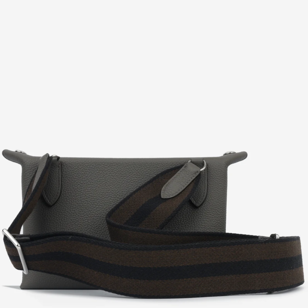 HERMES VidePoches Gris Étain Togo Leather Palladium Hardware