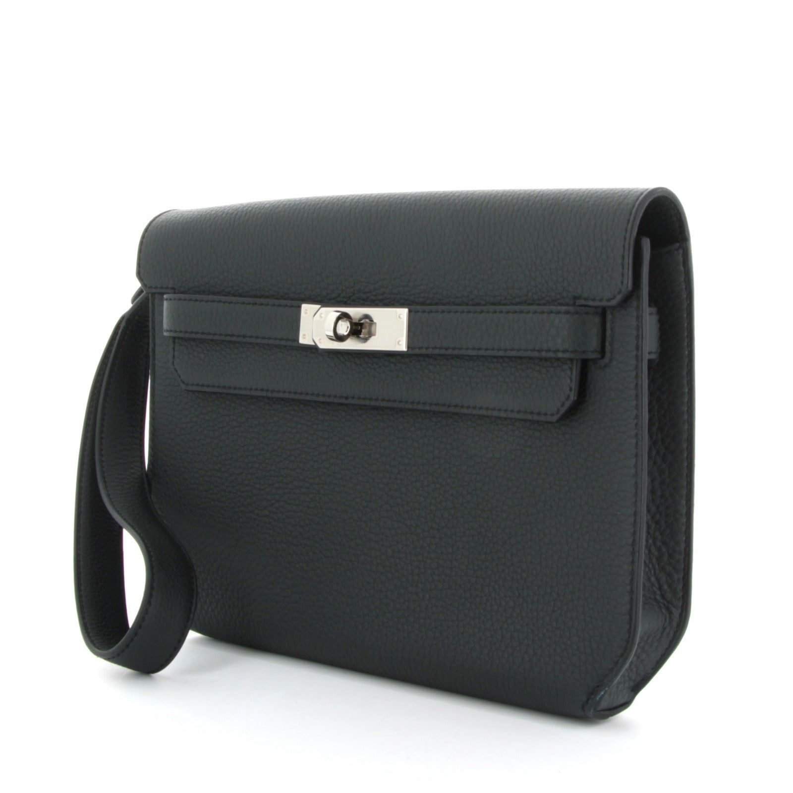 HERMES Kelly Depeche Ocean Bleu Togo Palladium Hardware
