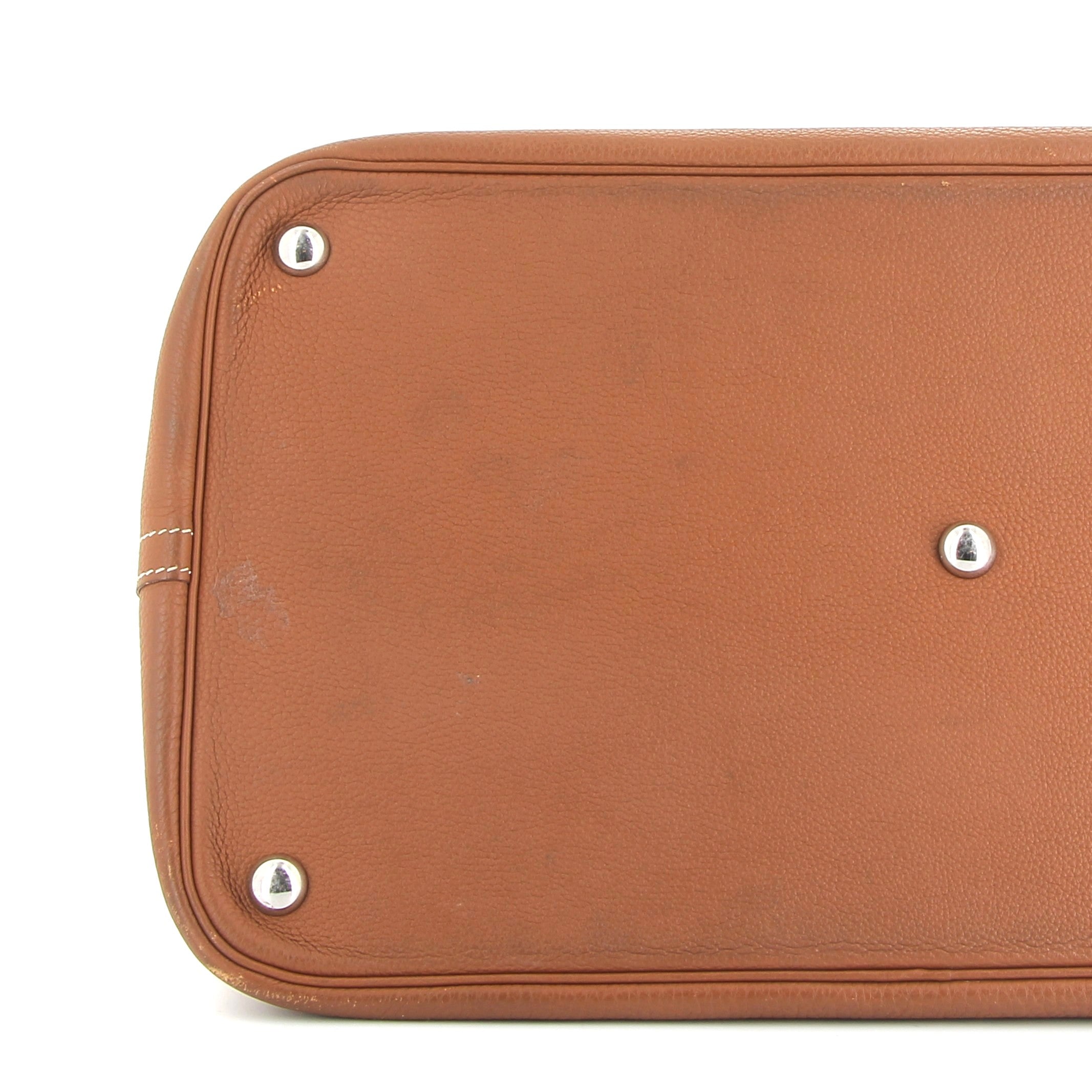 HERMÈS Bolide 45 Shark Gold Togo Palladium hardware