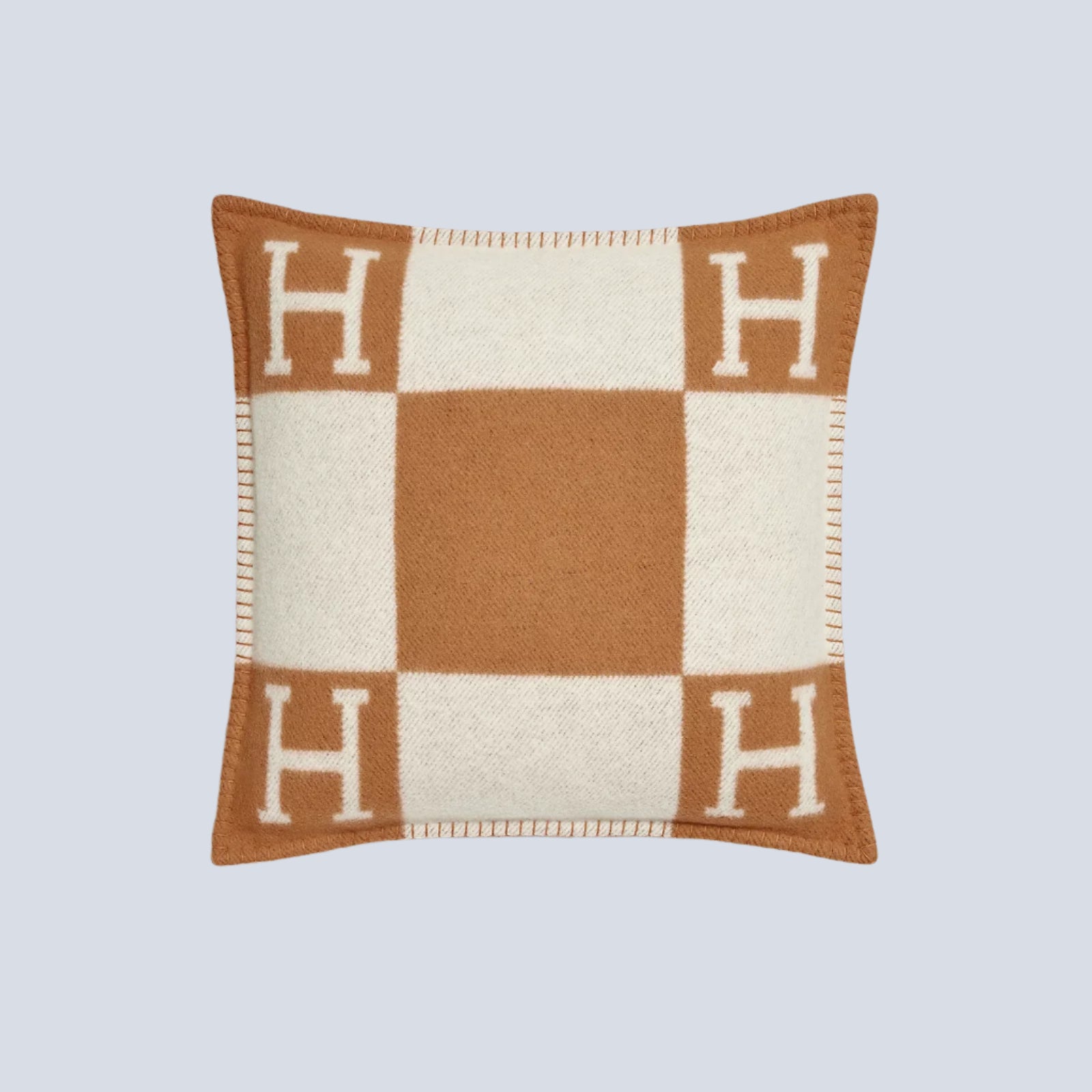 Hermès Pillow in Avalon Ecru/Camel