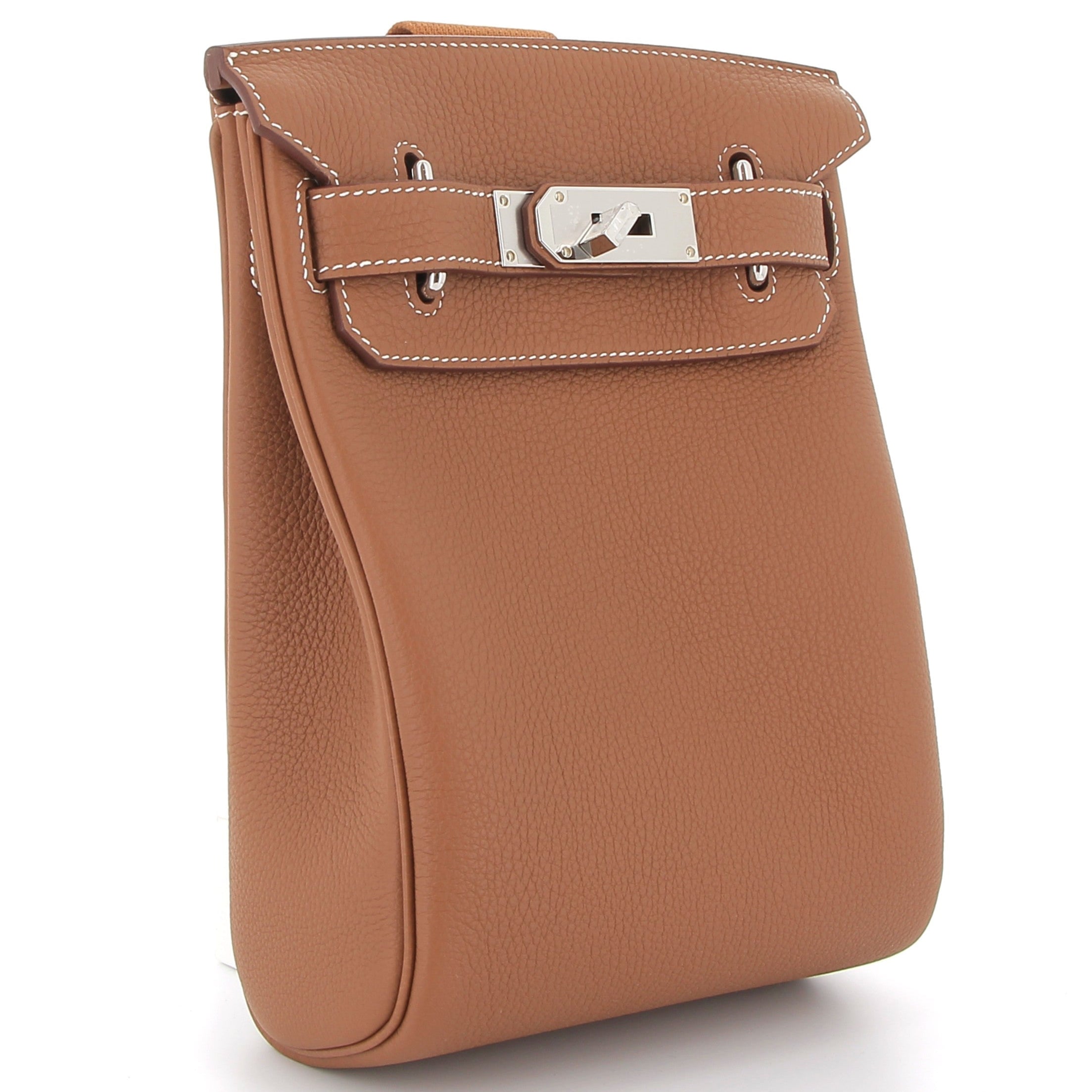 HERMES Hac a Dos Gold Togo leather Palladium hardware