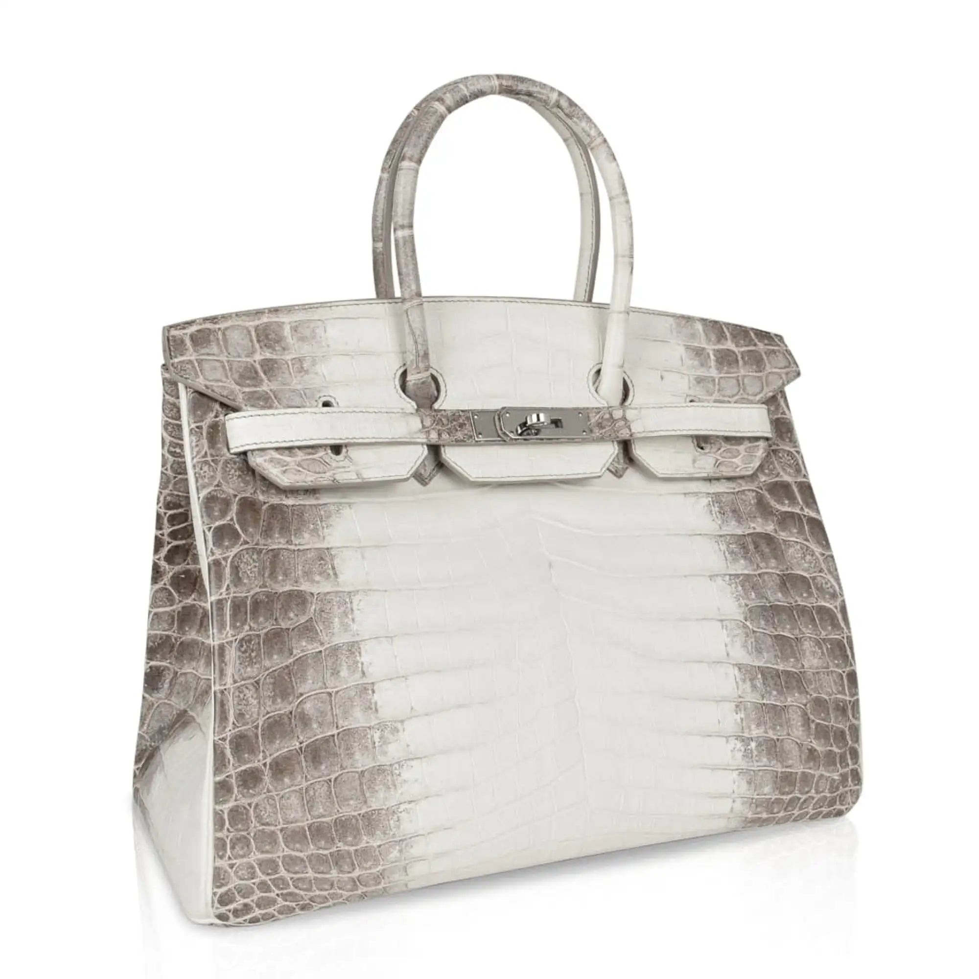 HERMES Birkin 35 Himalaya Crocodile Niloticus Palladium Hardware