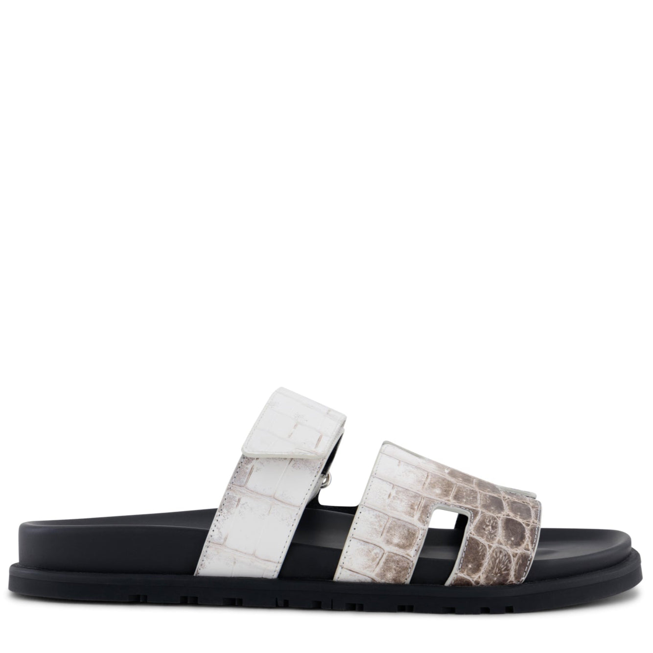 HERMÈS Chypre Sandals Himalayan Crocodile