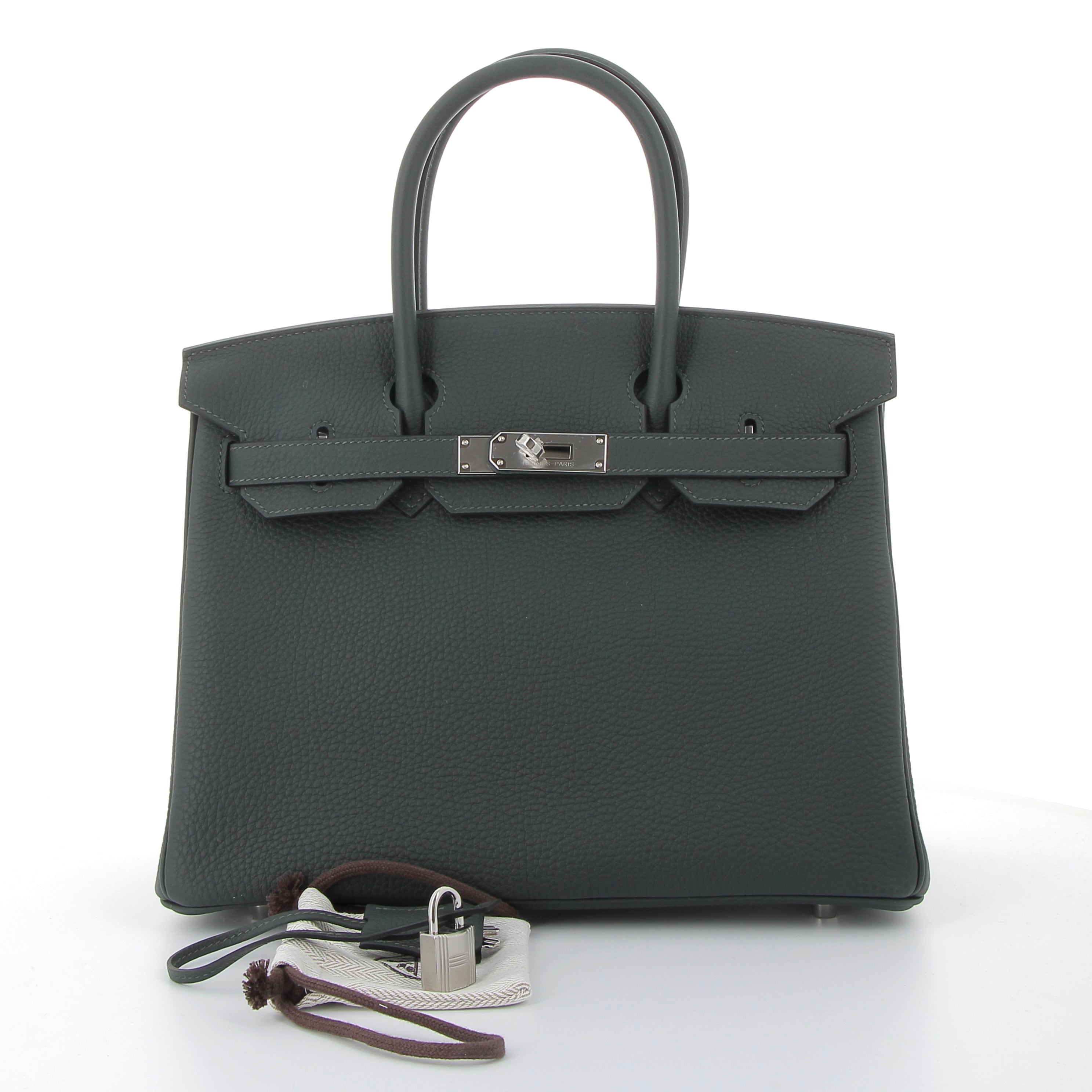 Hermès Birkin 25cm in Gris Misty Swift with Palladium Hardware