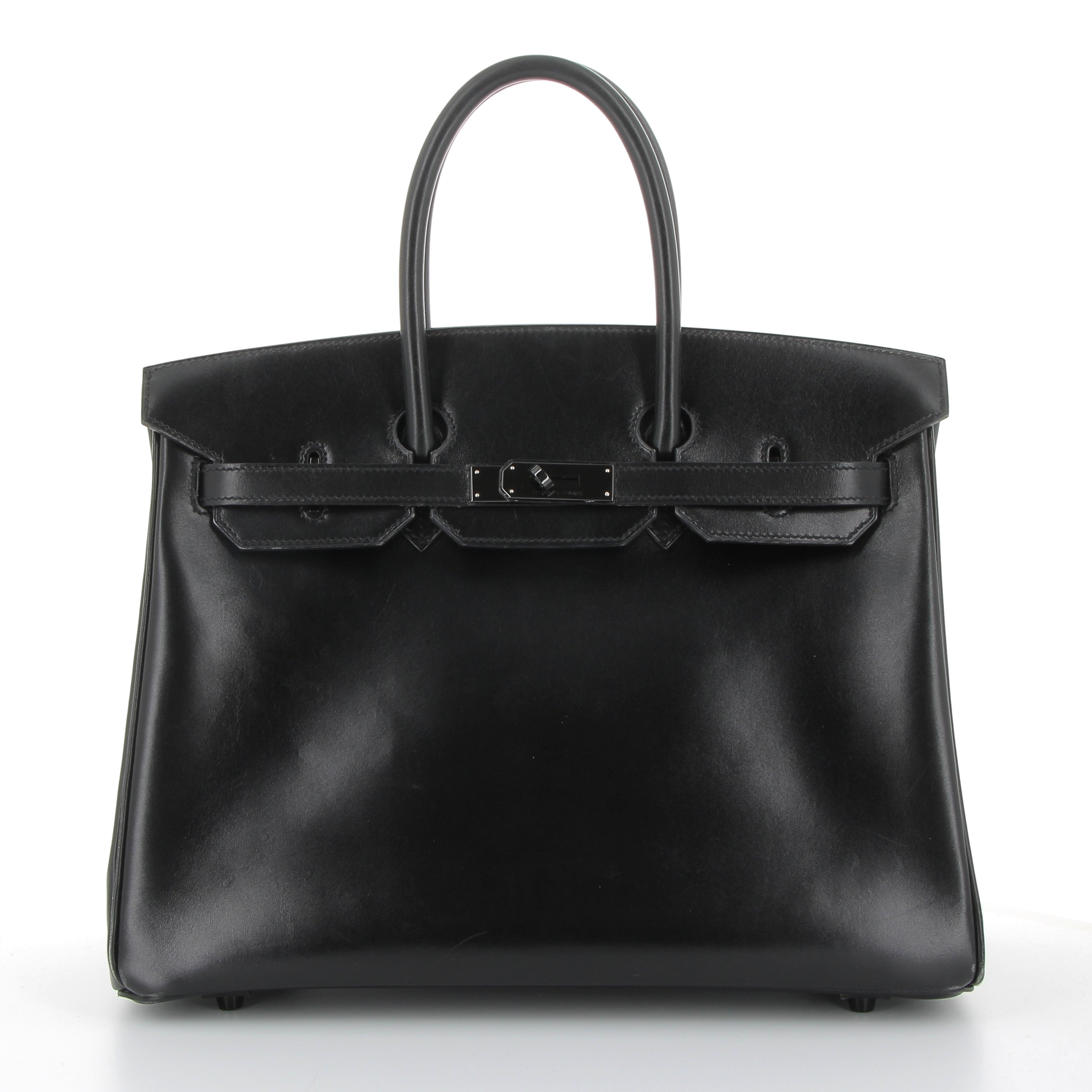 Hermès Birkin 30cm in So Black Box Leather with Black Hardware