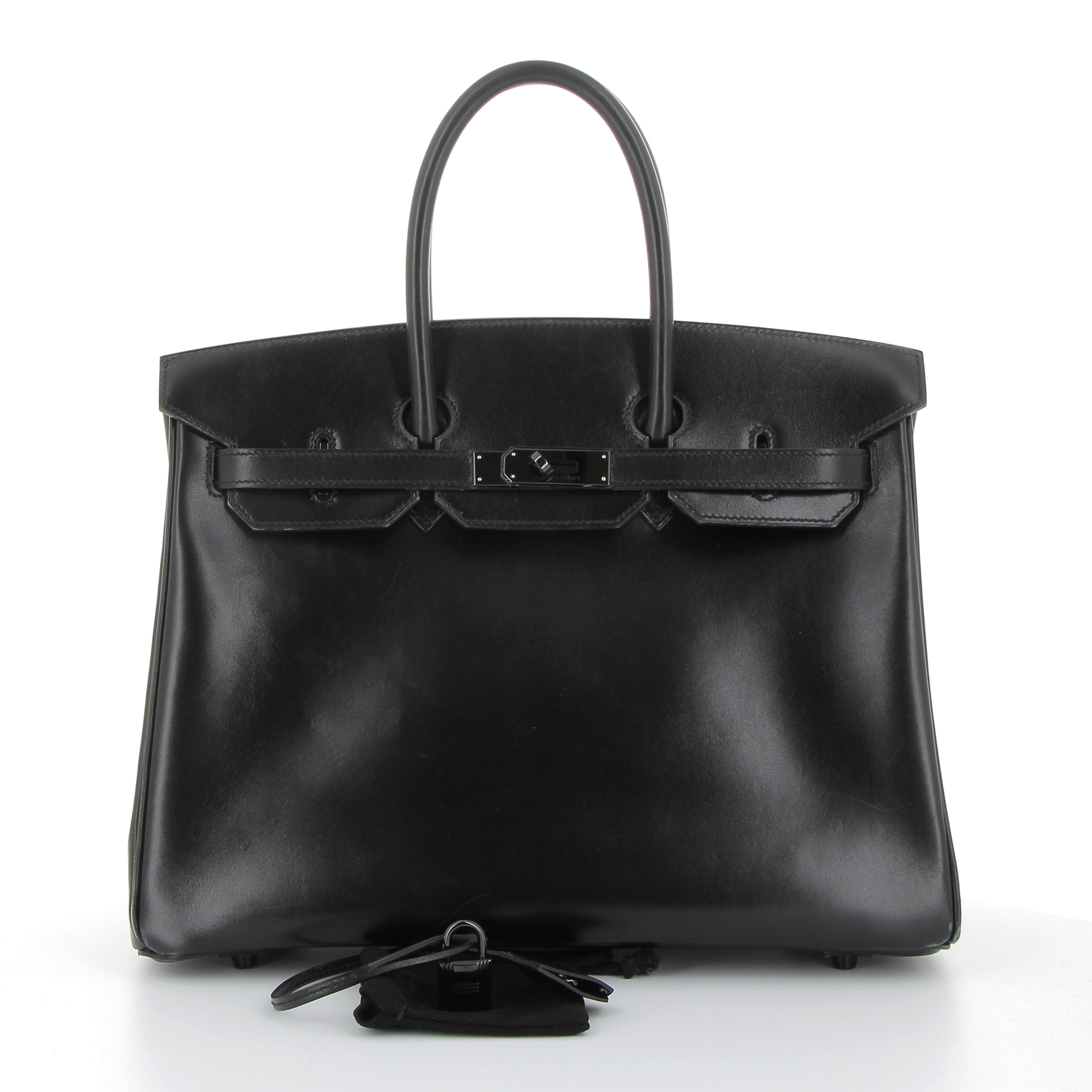 Hermès Birkin 30cm So Black Box Leather with Black Hardware