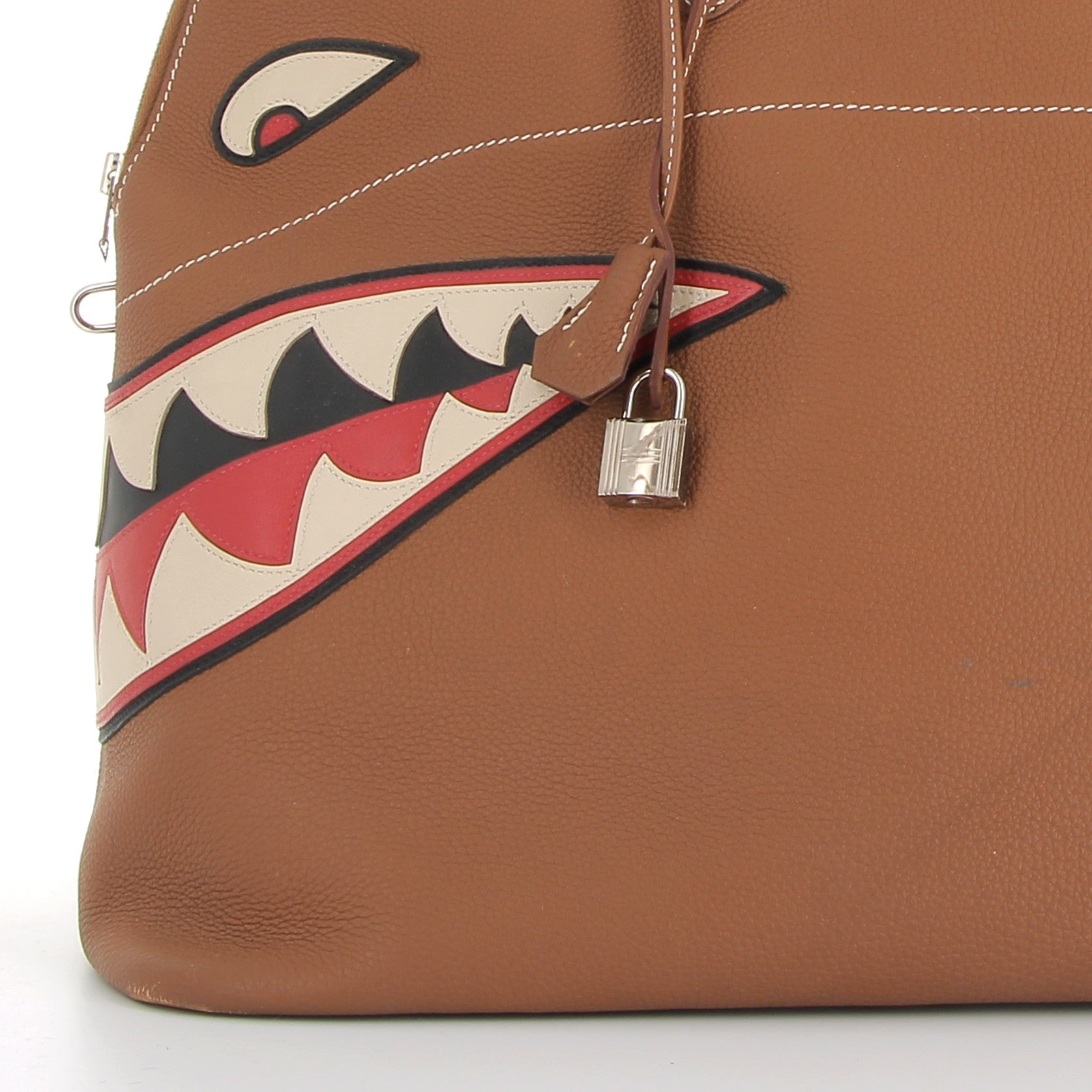 Hermès Bolide 45cm Shark Gold Togo with Palladium Hardware