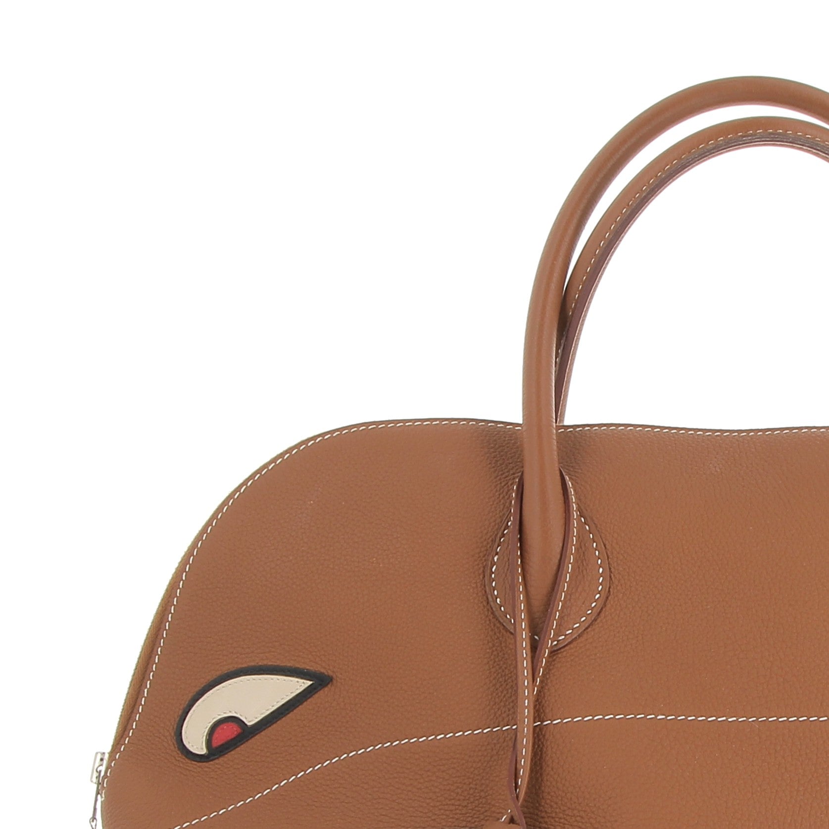 Hermès Bolide 45cm Shark Gold Togo with Palladium Hardware