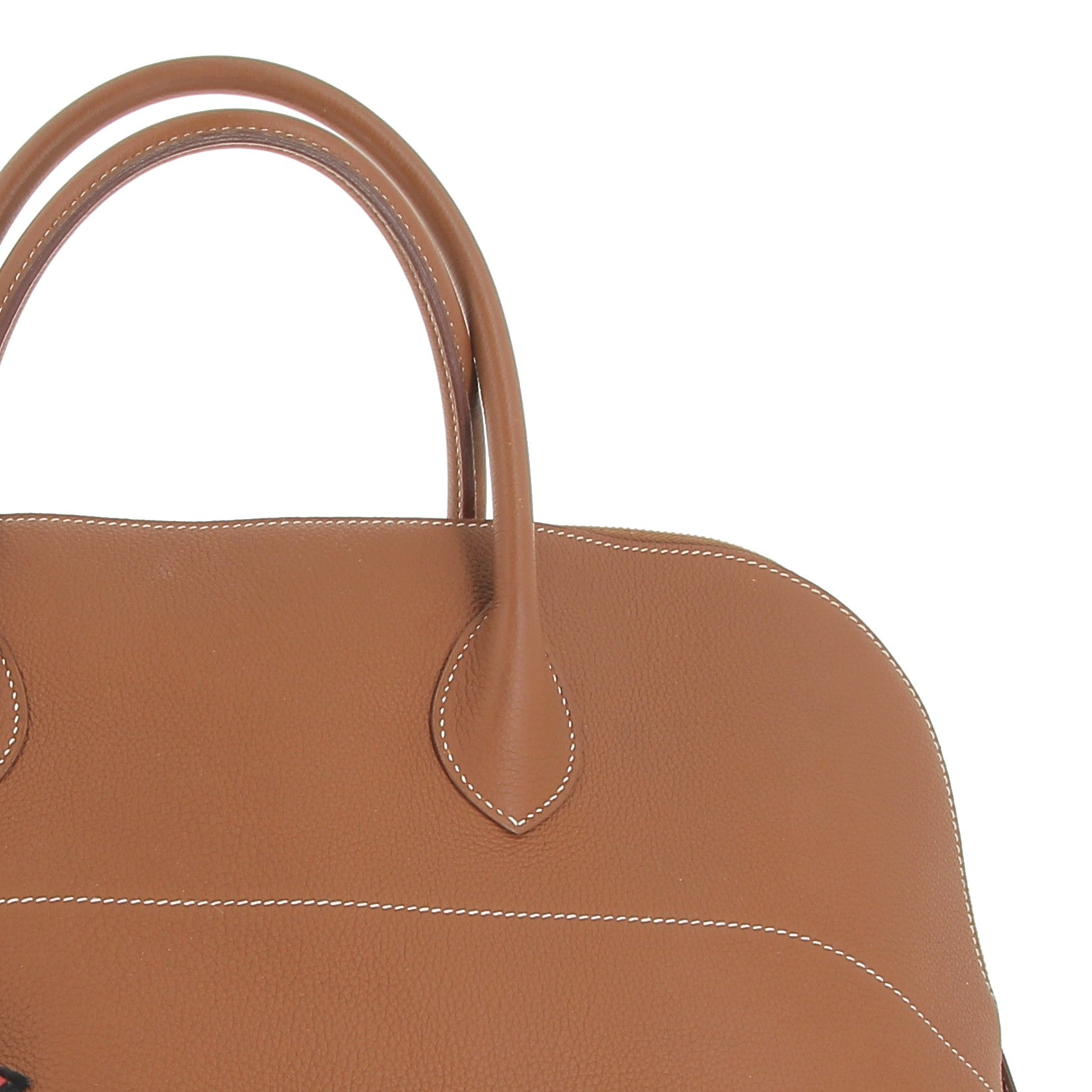 Hermès Bolide 45cm Shark Gold Togo with Palladium Hardware