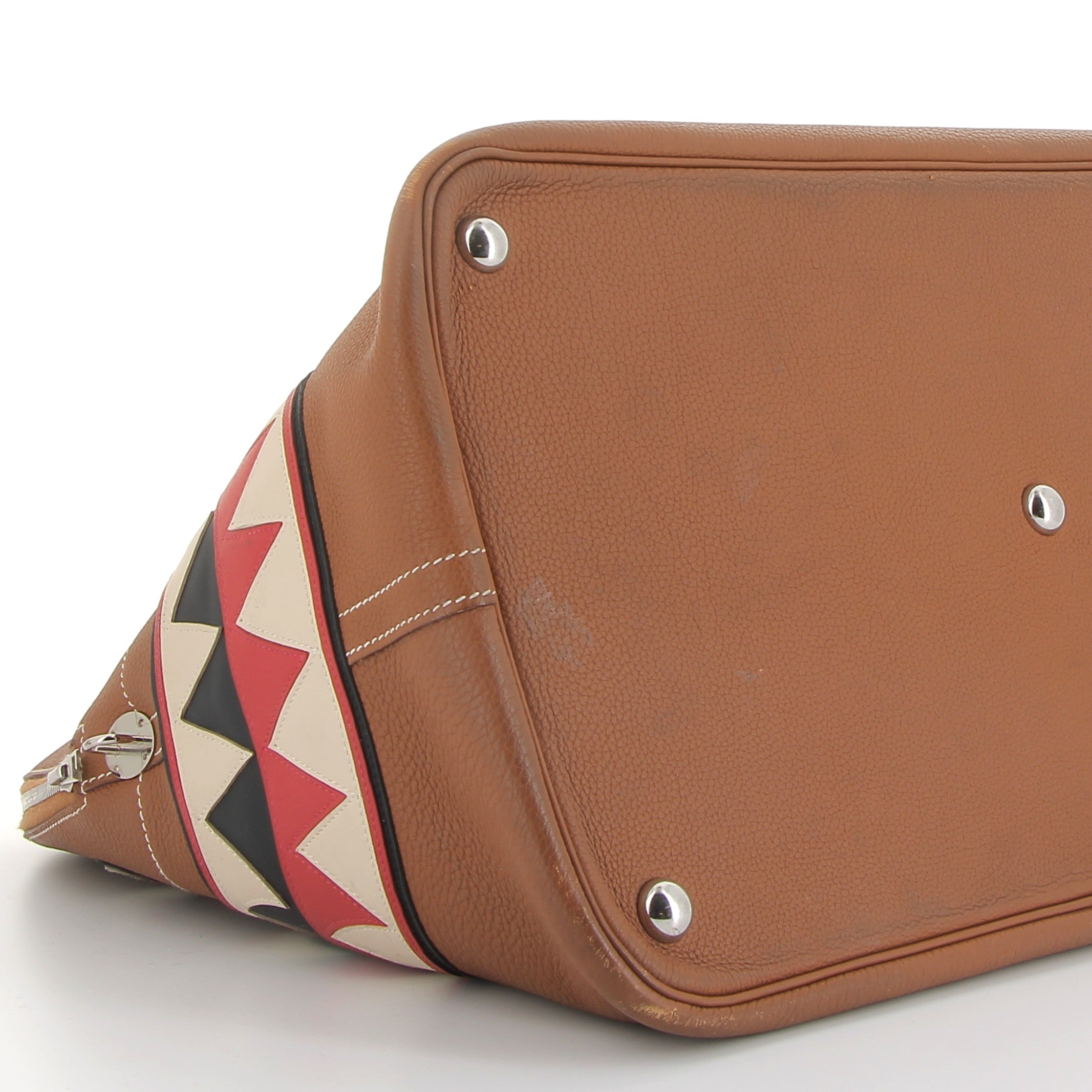 Hermès Bolide 45cm Shark Gold Togo with Palladium Hardware