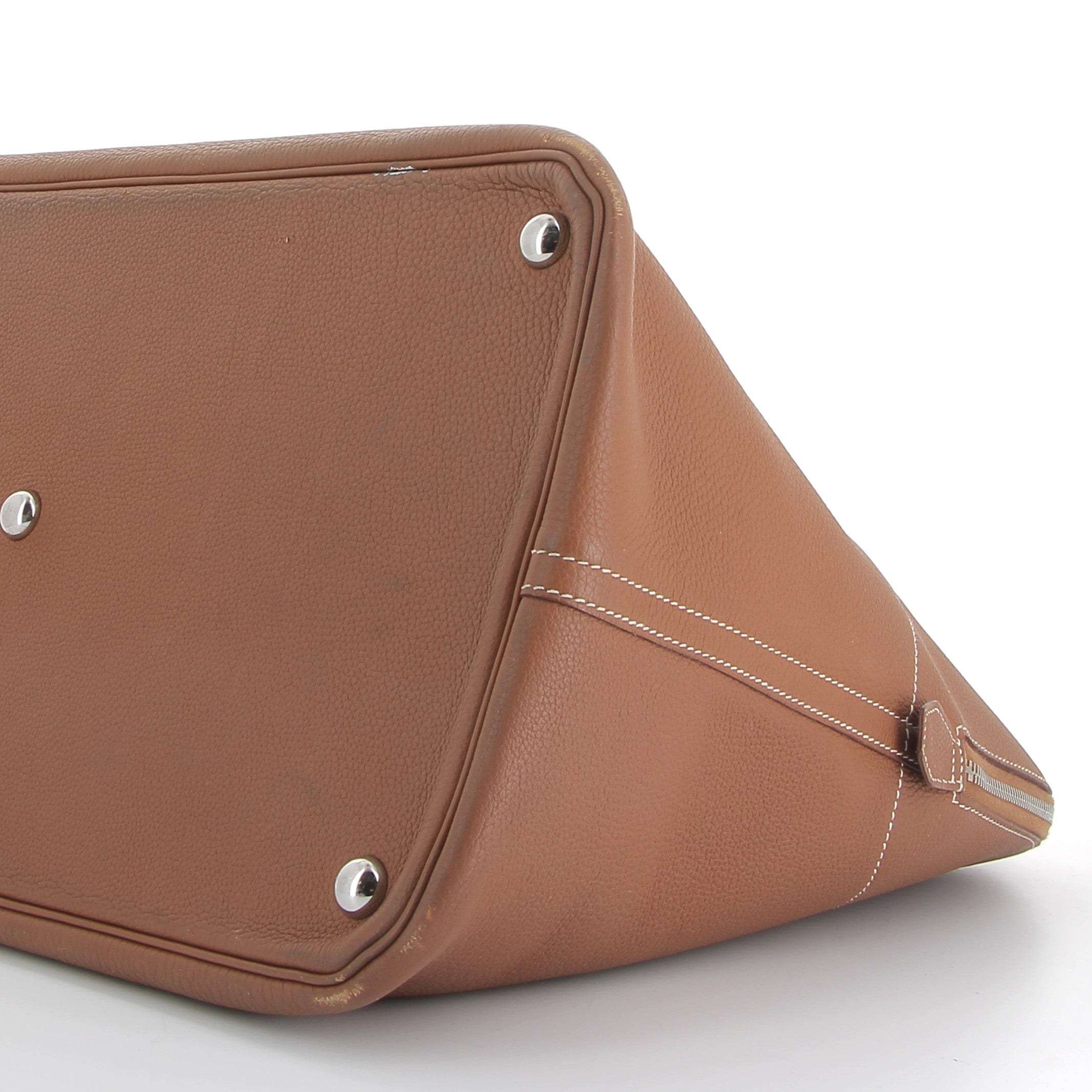 Hermès Bolide 45cm Shark Gold Togo with Palladium Hardware