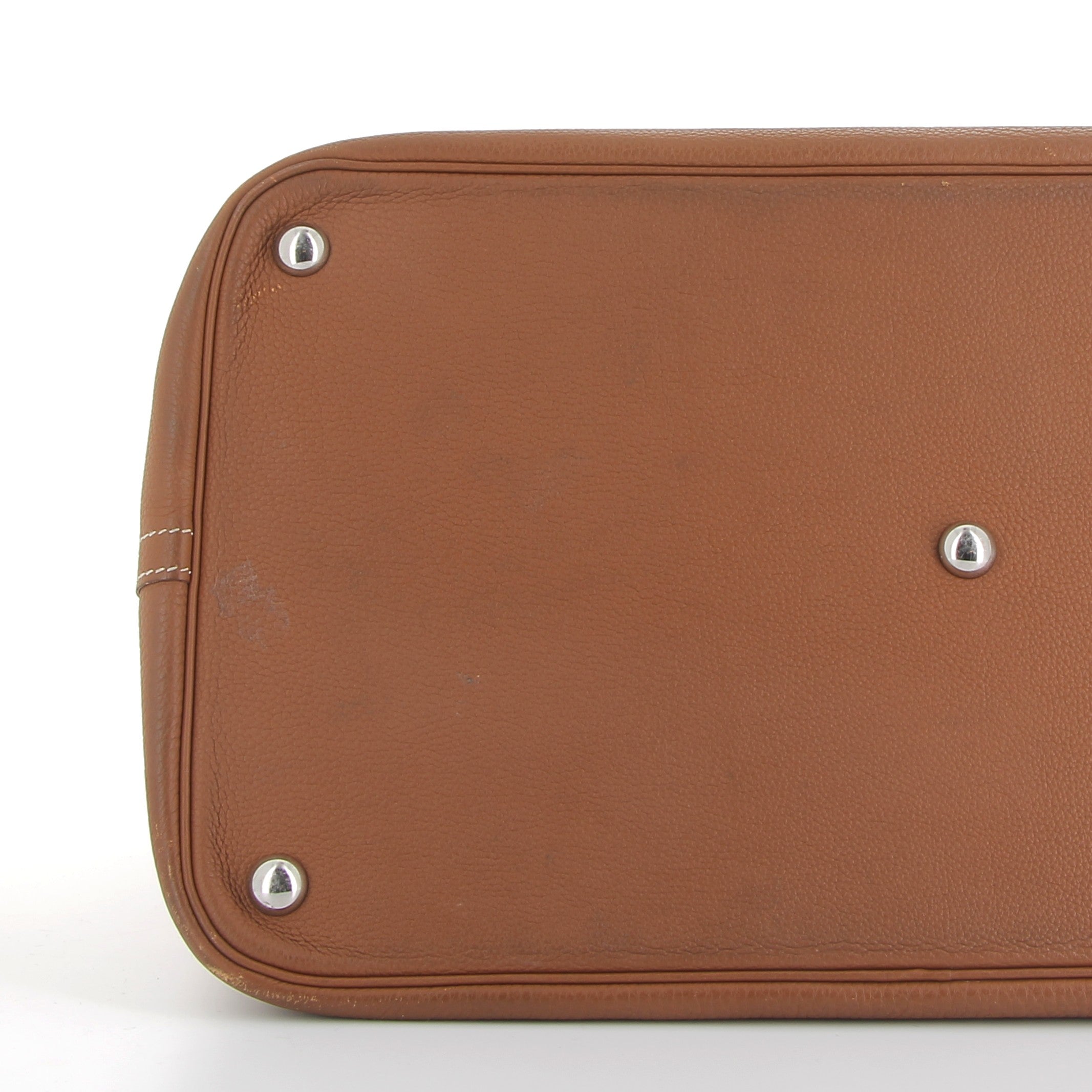 Hermès Bolide 45cm Shark Gold Togo with Palladium Hardware
