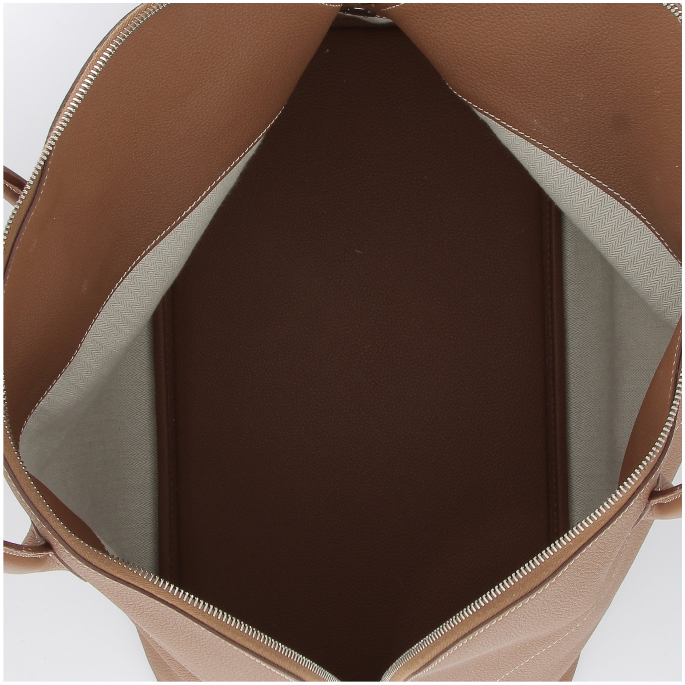 Hermès Bolide 45cm Shark Gold Togo with Palladium Hardware