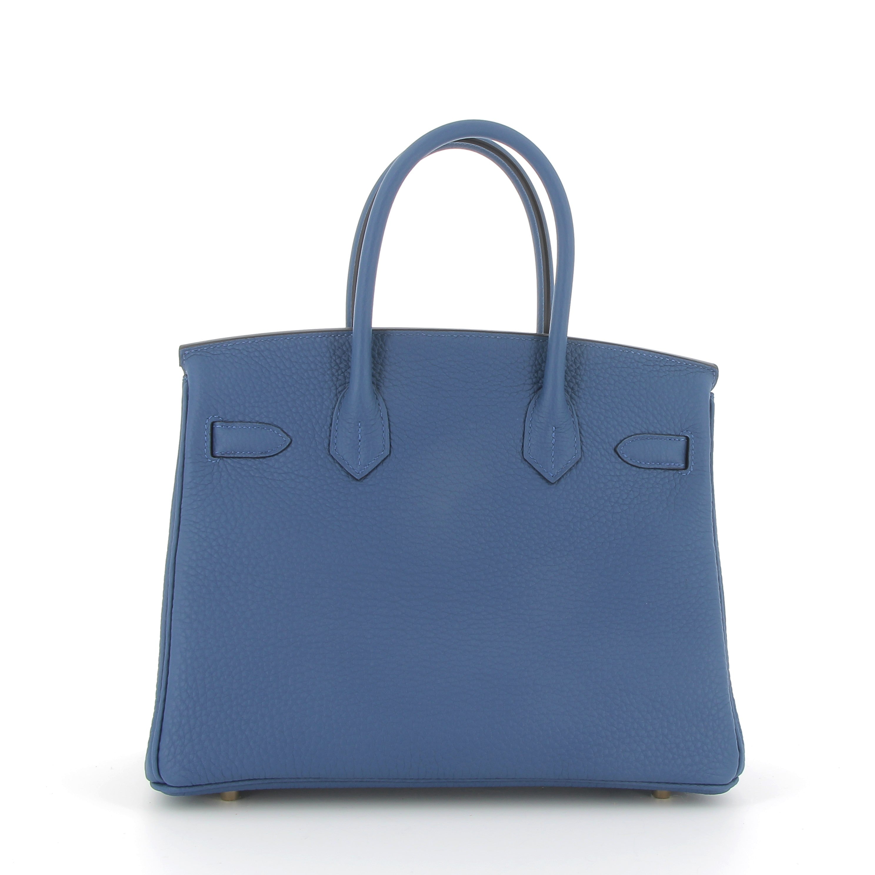 Hermès Birkin 30cm in Bleu Tie Togo with Champagne Gold Hardware