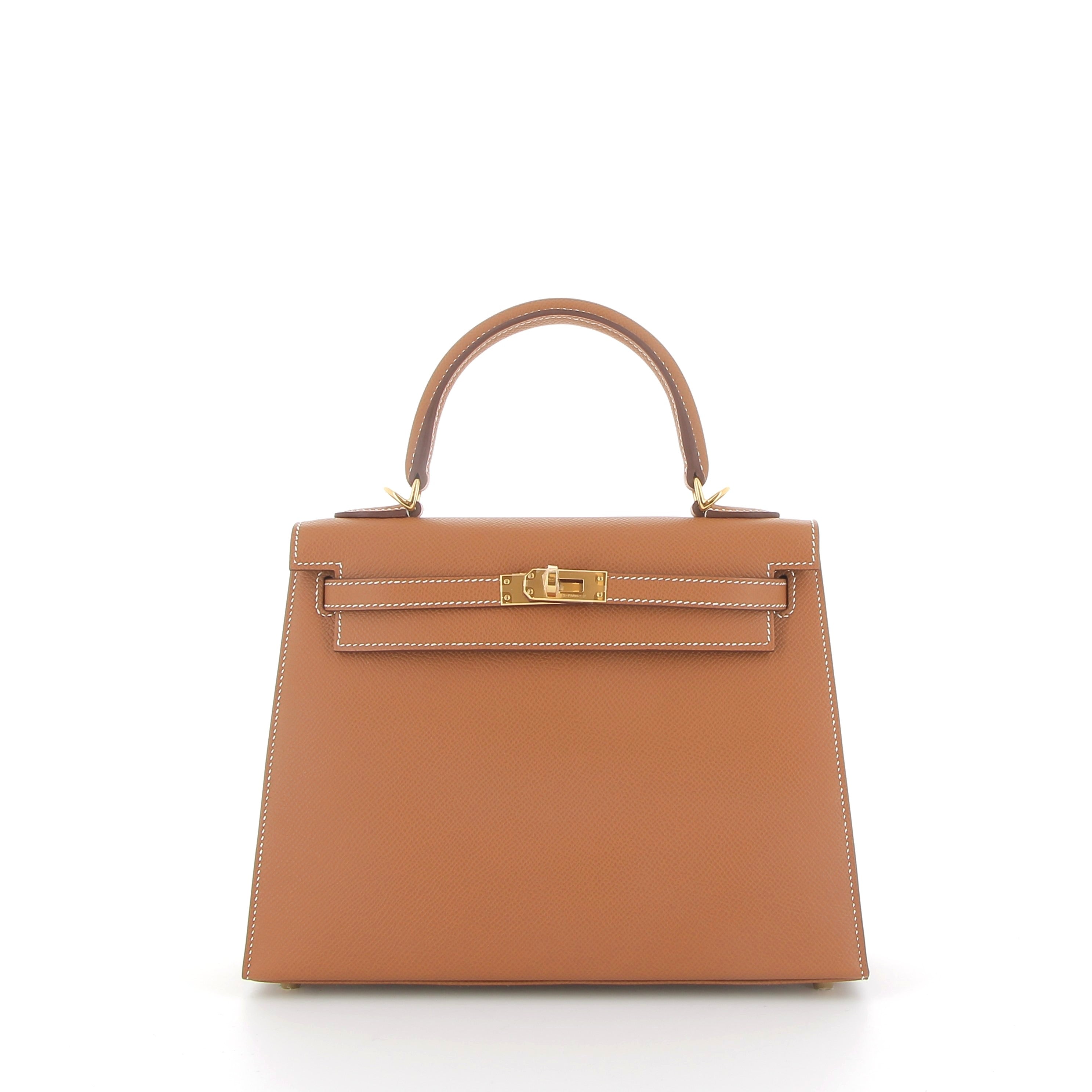 Hermés Kelly 25cm in Gold Epsom Leather with Gold Hardware