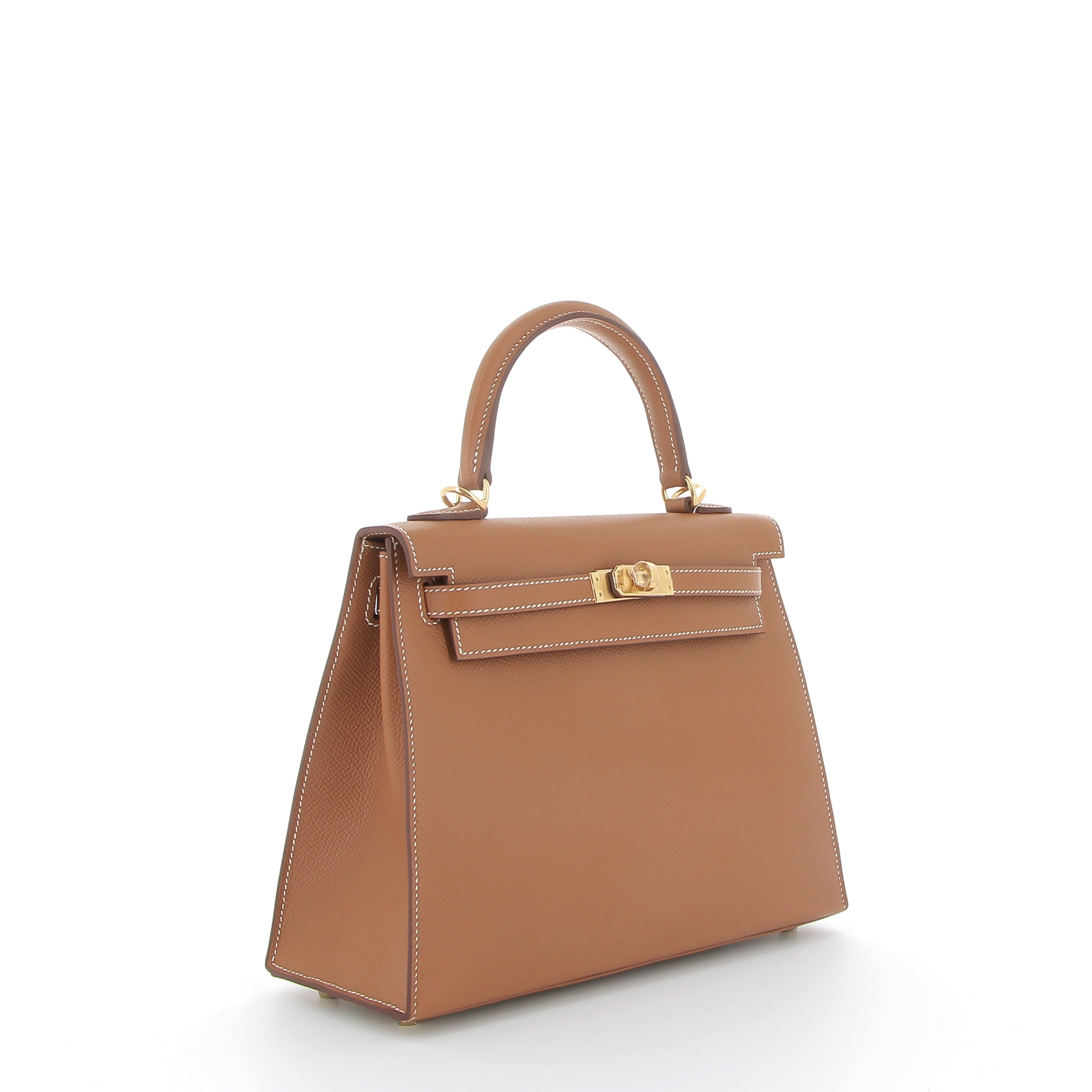 Hermés Kelly 25cm in Gold Epsom Leather with Gold Hardware