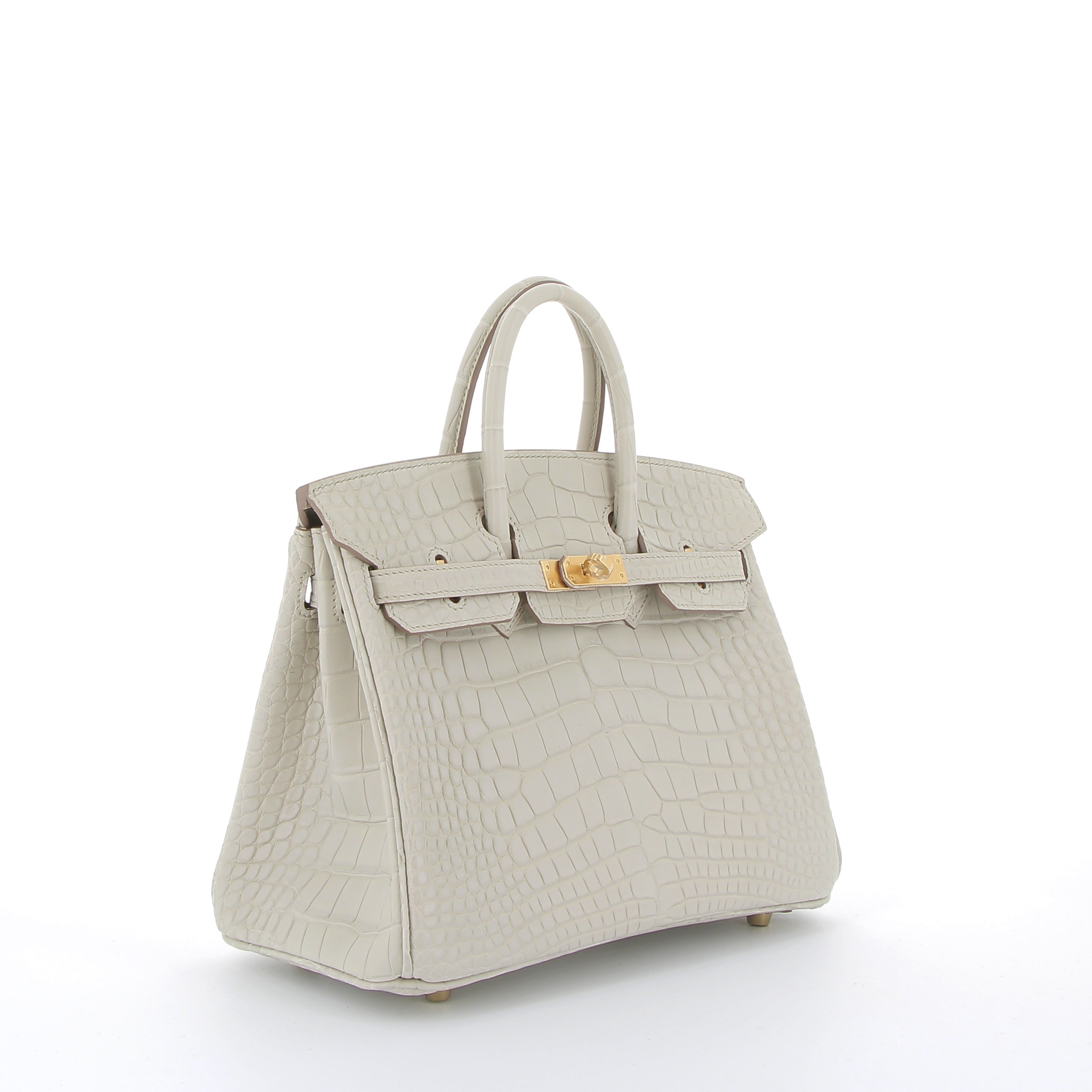 Hermès Birkin 25cm in Beton Crocodile