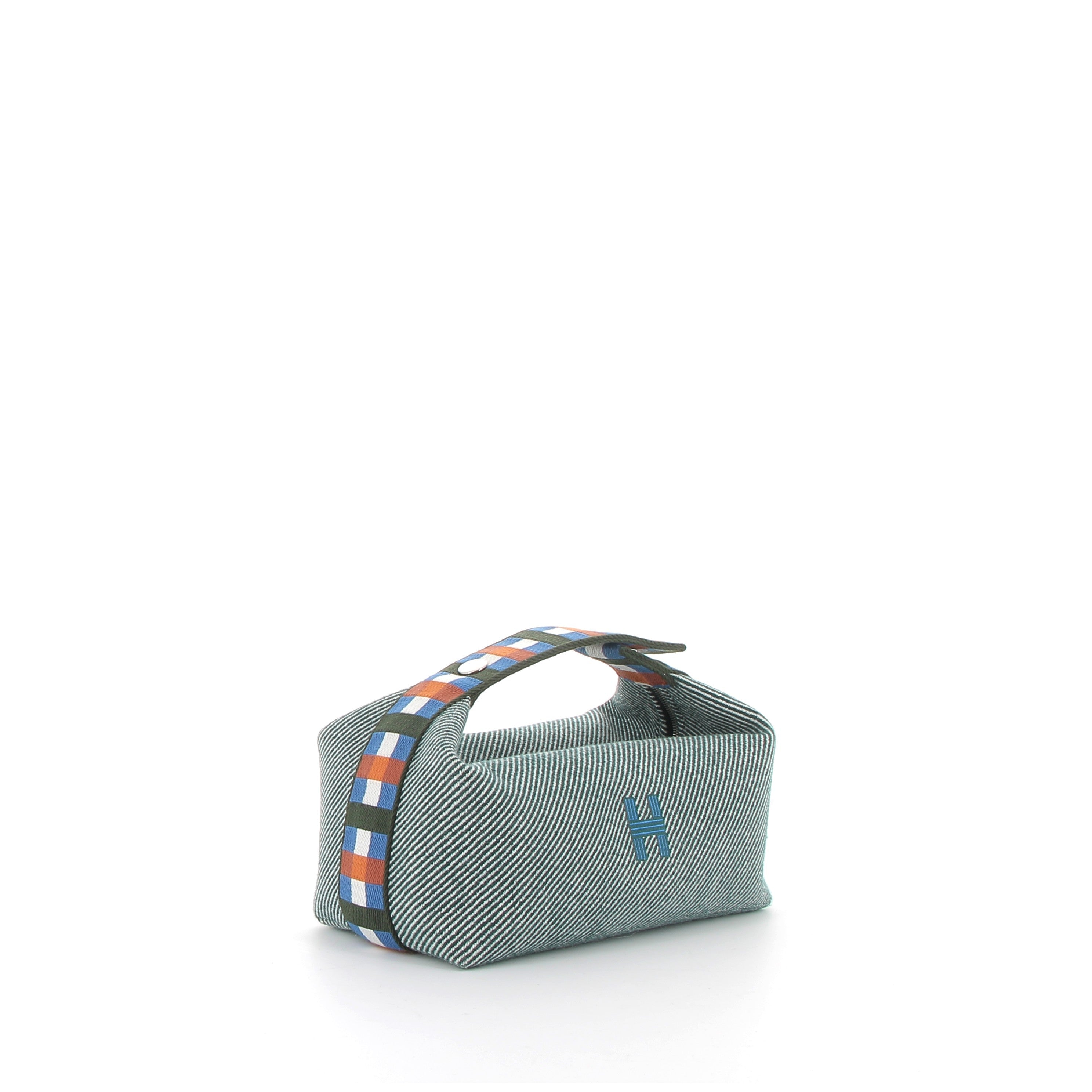 HERMÈS Bride-à-Brac pouch Green Small Model