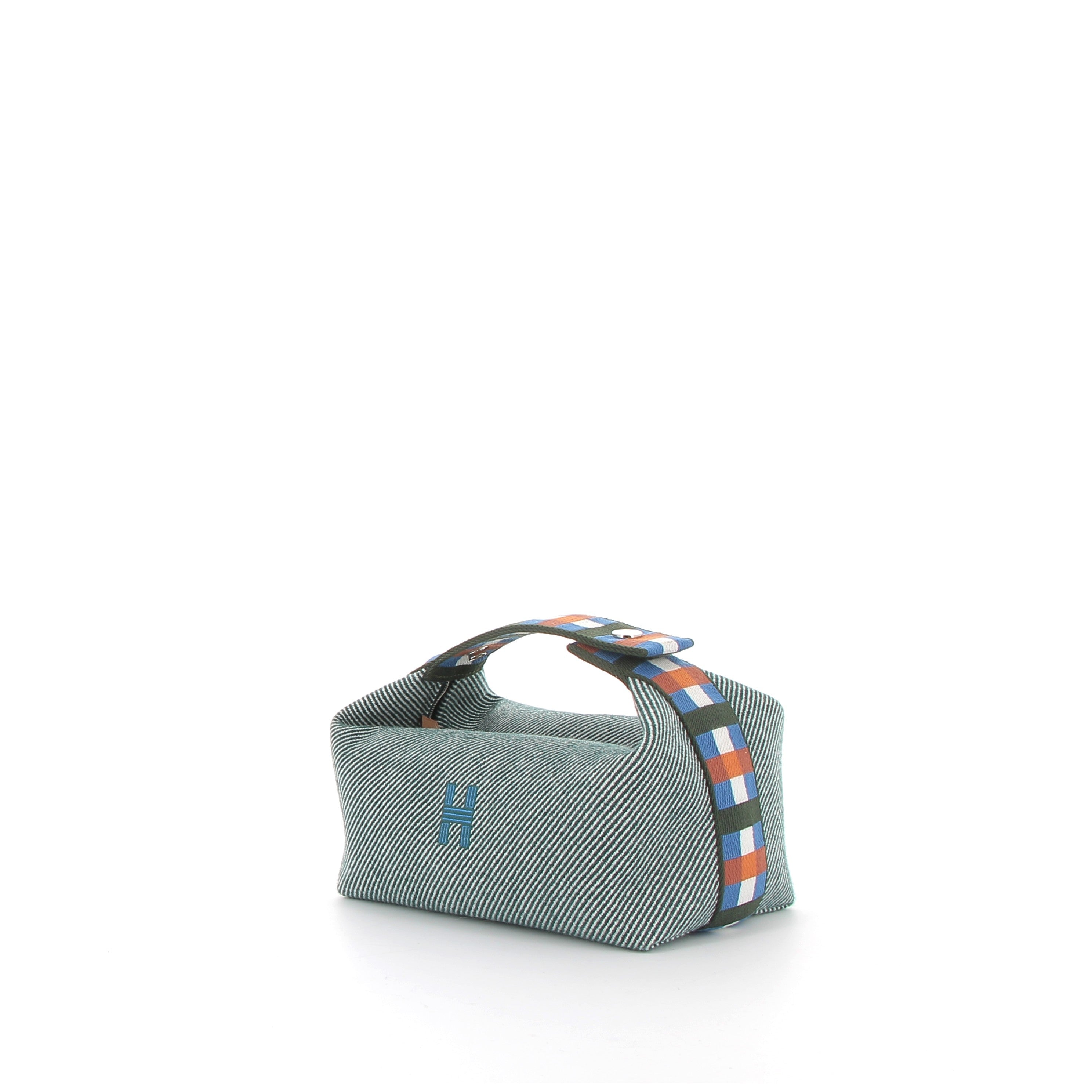 HERMÈS Bride-à-Brac pouch Green Small Model