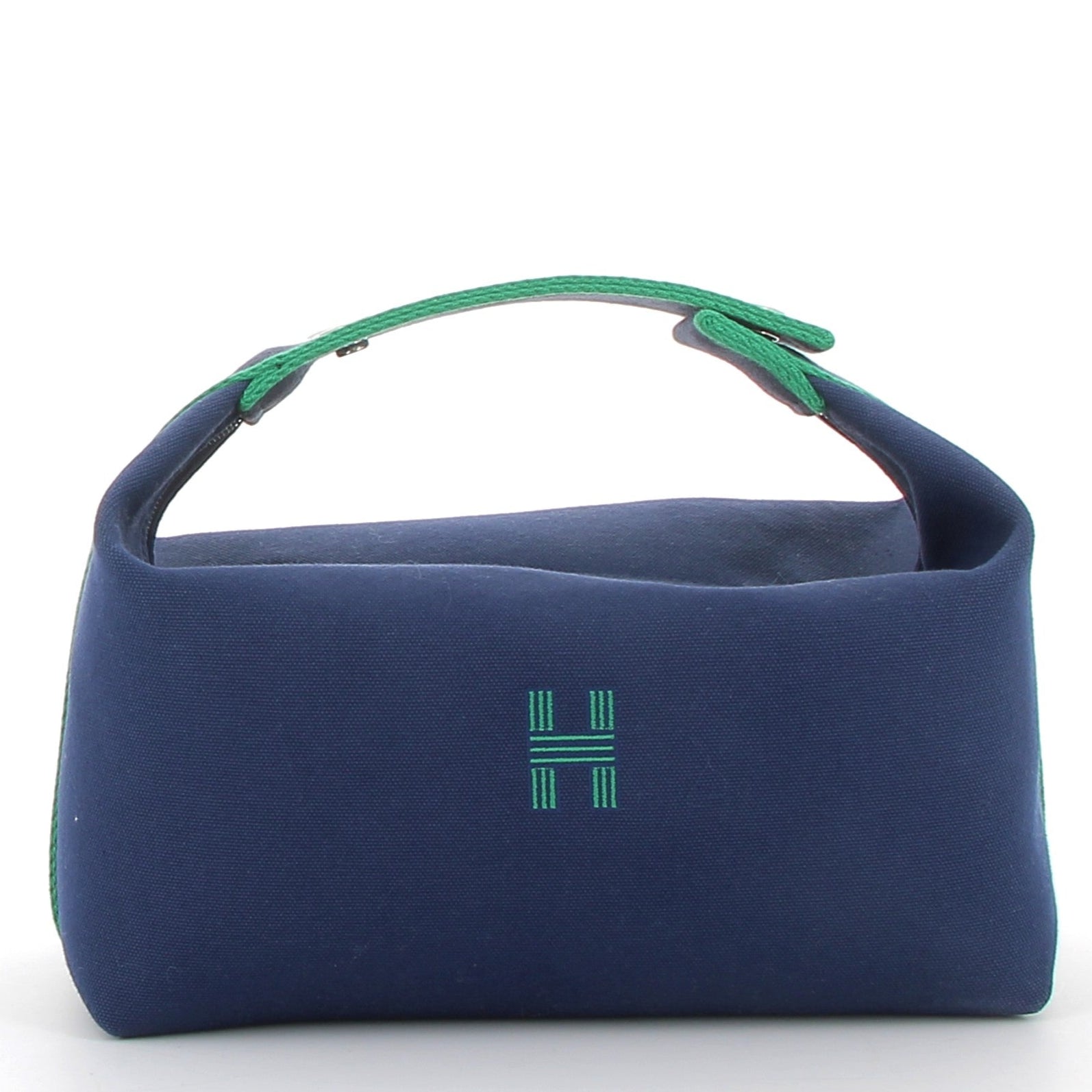 HERMÈS Bride-à-Brac pouch Blue Large Model