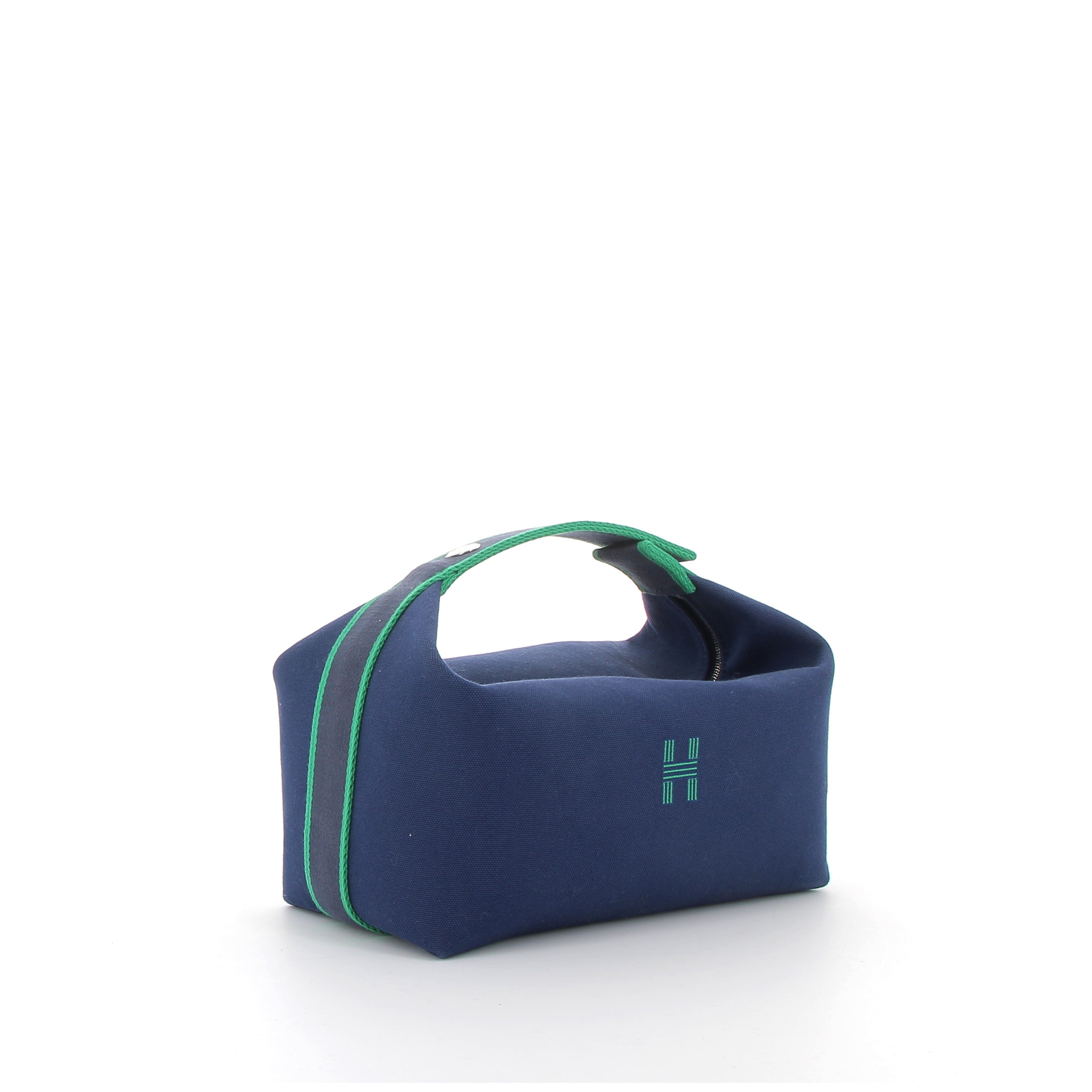 HERMÈS Bride-à-Brac pouch Blue Large Model